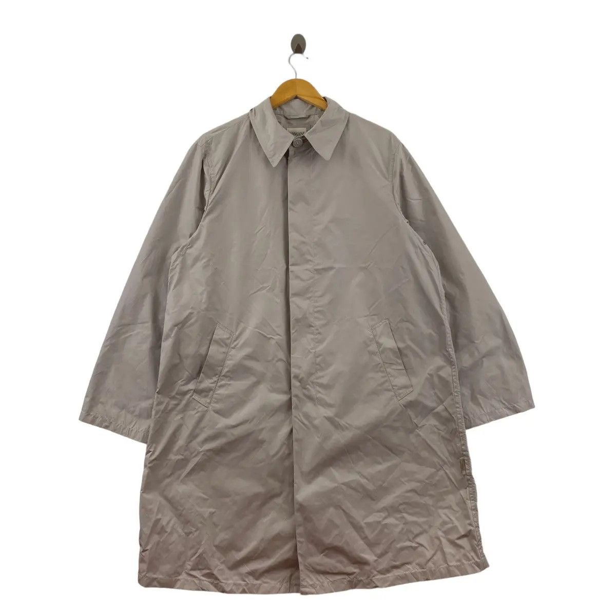 Giorgio Armani GIORGIO ARMANI COLLEZIONI Water Repellent Trench Coat Size XL / US 12-14 / IT 48-50 - 1 Thumbnail