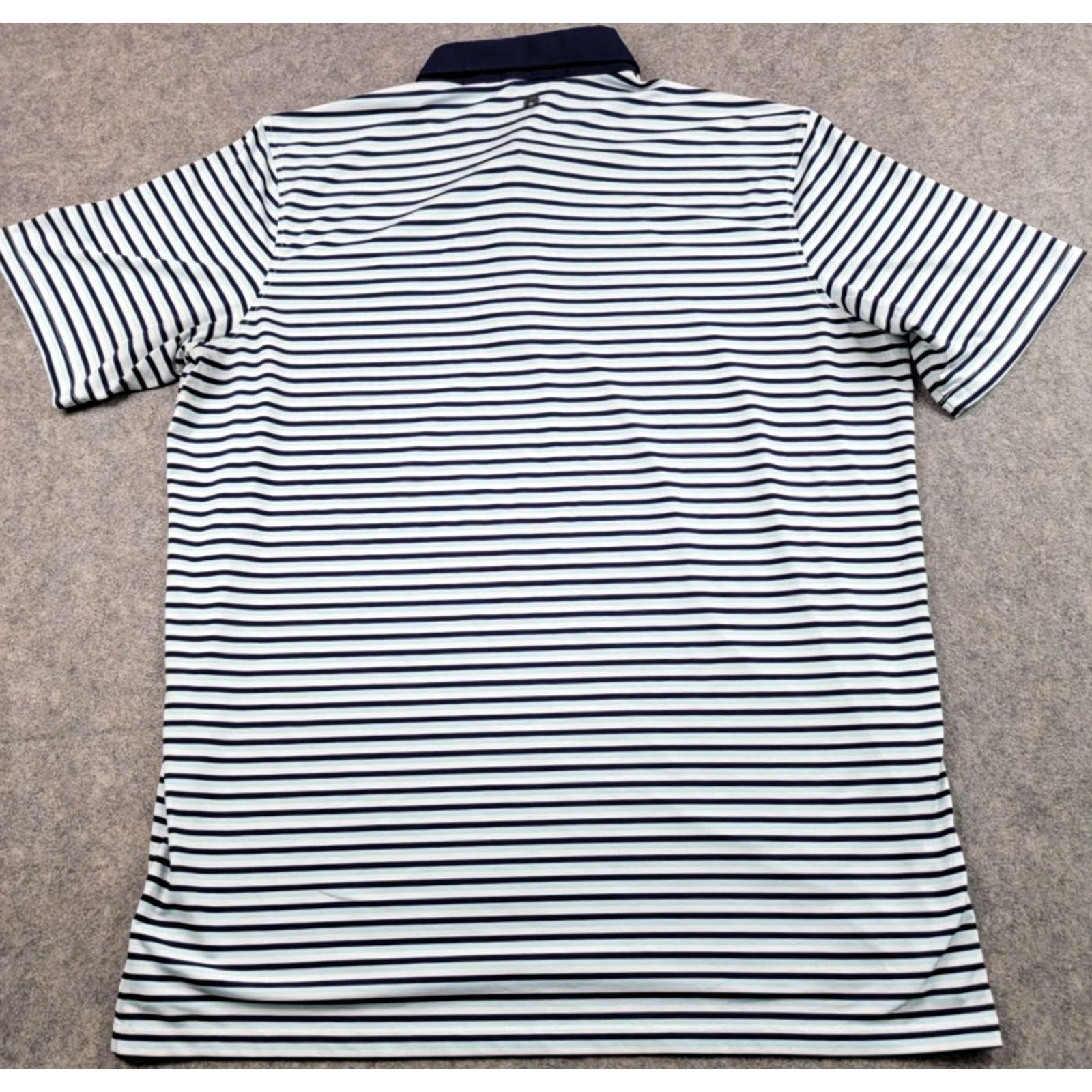 Vintage Greyson Golf Polo Mens XL White Blue Stripe Short Sleeve Pullover Activewear Casual Travel Golf Size US XL / EU 56 / 4 - 6 Thumbnail