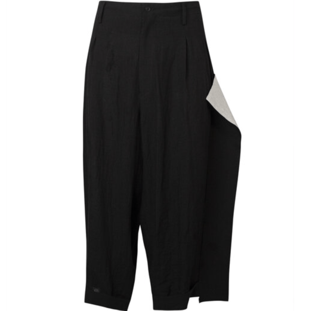 Yohji Yamamoto Yohji Yamamoto Pour Homme - BELGIUM LINEN PLUSH CUFFS PANTS Size US 30 / EU 46 - 2 Thumbnail