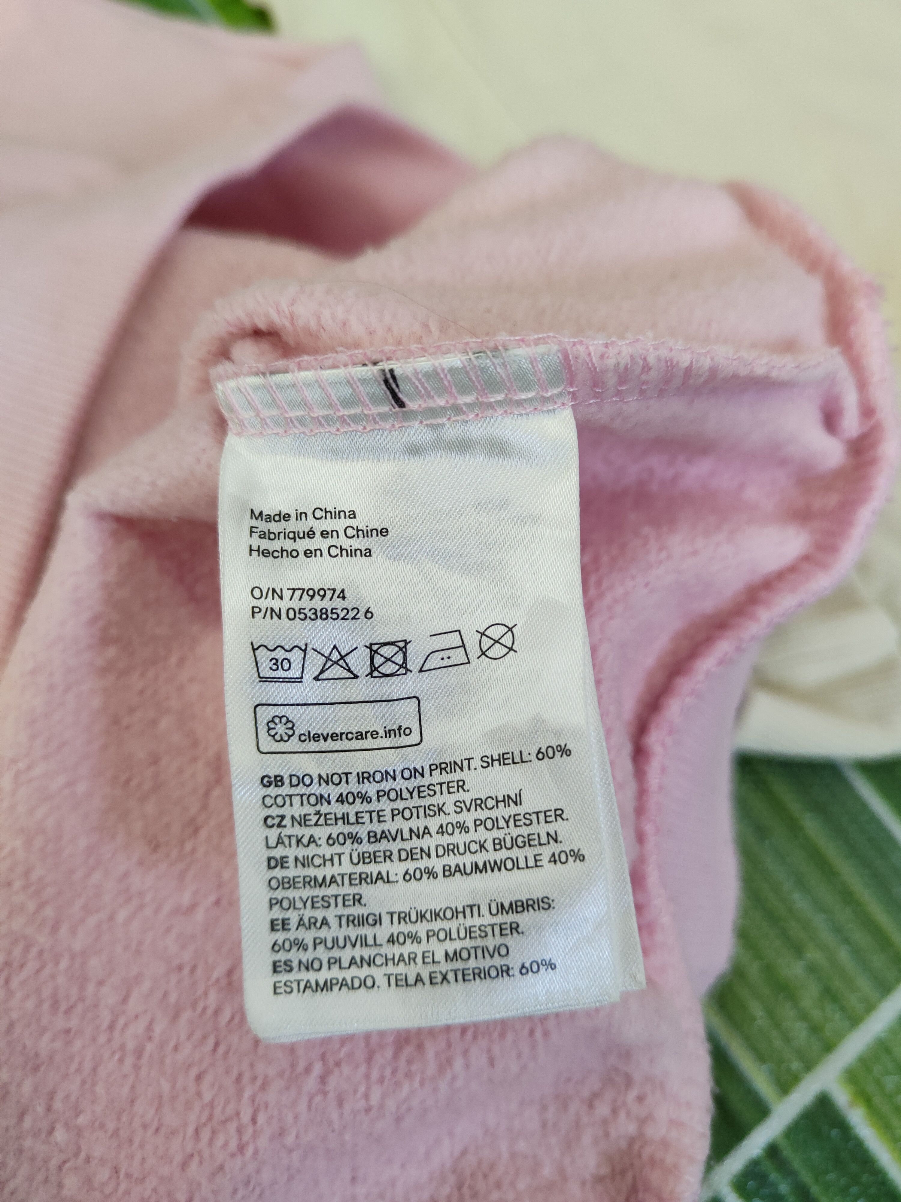 Divided × H&M × Japanese Brand Divided-H&M Pink Sweatshirts #S2556 Size L / US 10 / IT 46 - 11 Thumbnail