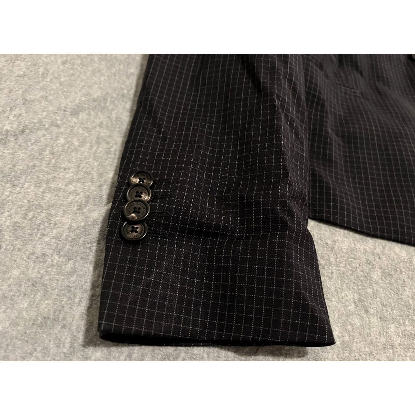 Brooks Brothers Brooks Brothers Stellita Fit Wool Blazer Jacket Blazer Women Size 12 Black/Dark Blue Wool Blazer Womens 12 Brooks Brothers Stellita Fit Blazer Size XL / US 12-14 / IT 48-50 - 5 Thumbnail