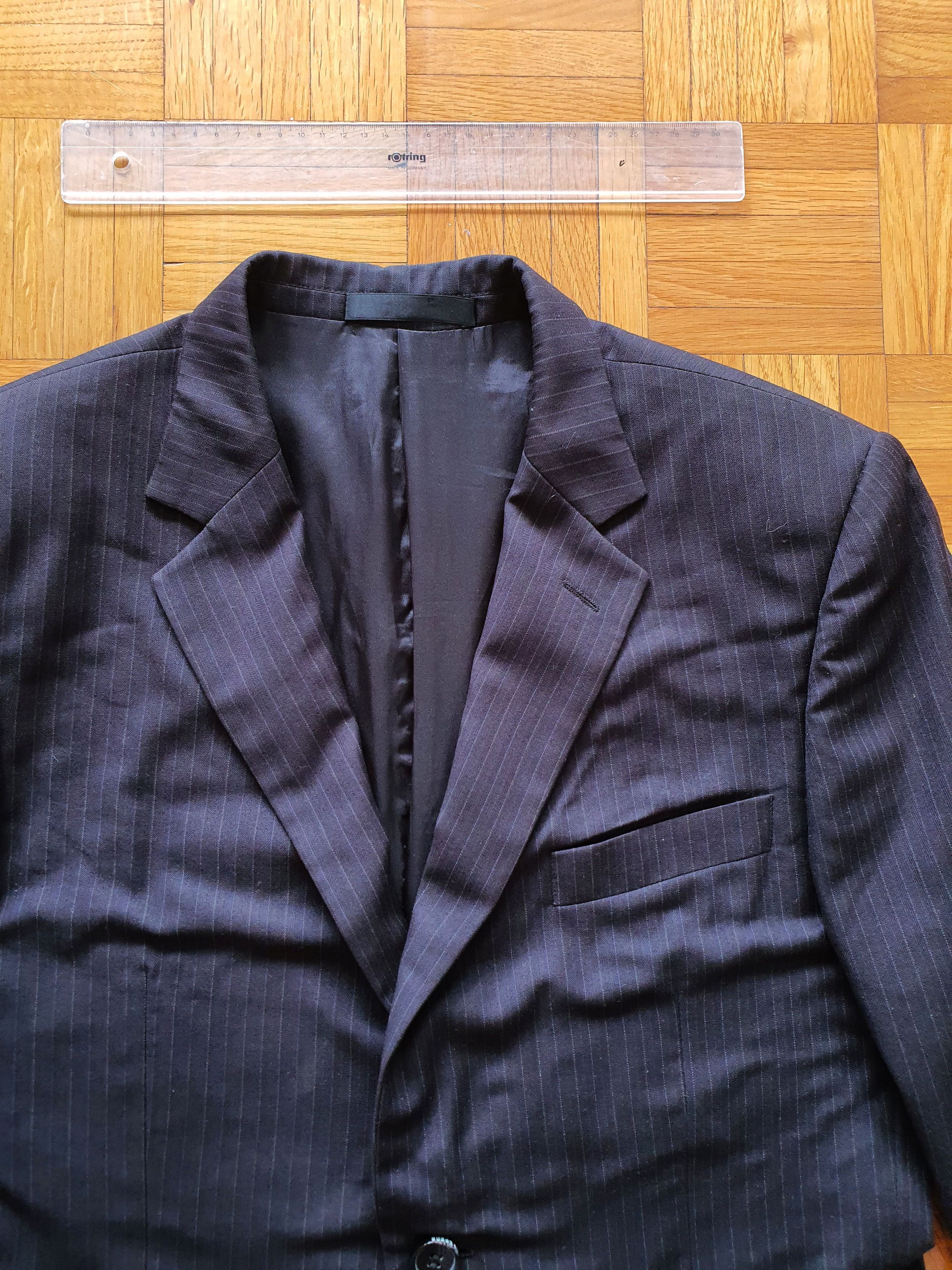 Z Zegna Flawed Blazer Sports Coat Suit Jacket - Slim, Striped Size 40R - 3 Thumbnail