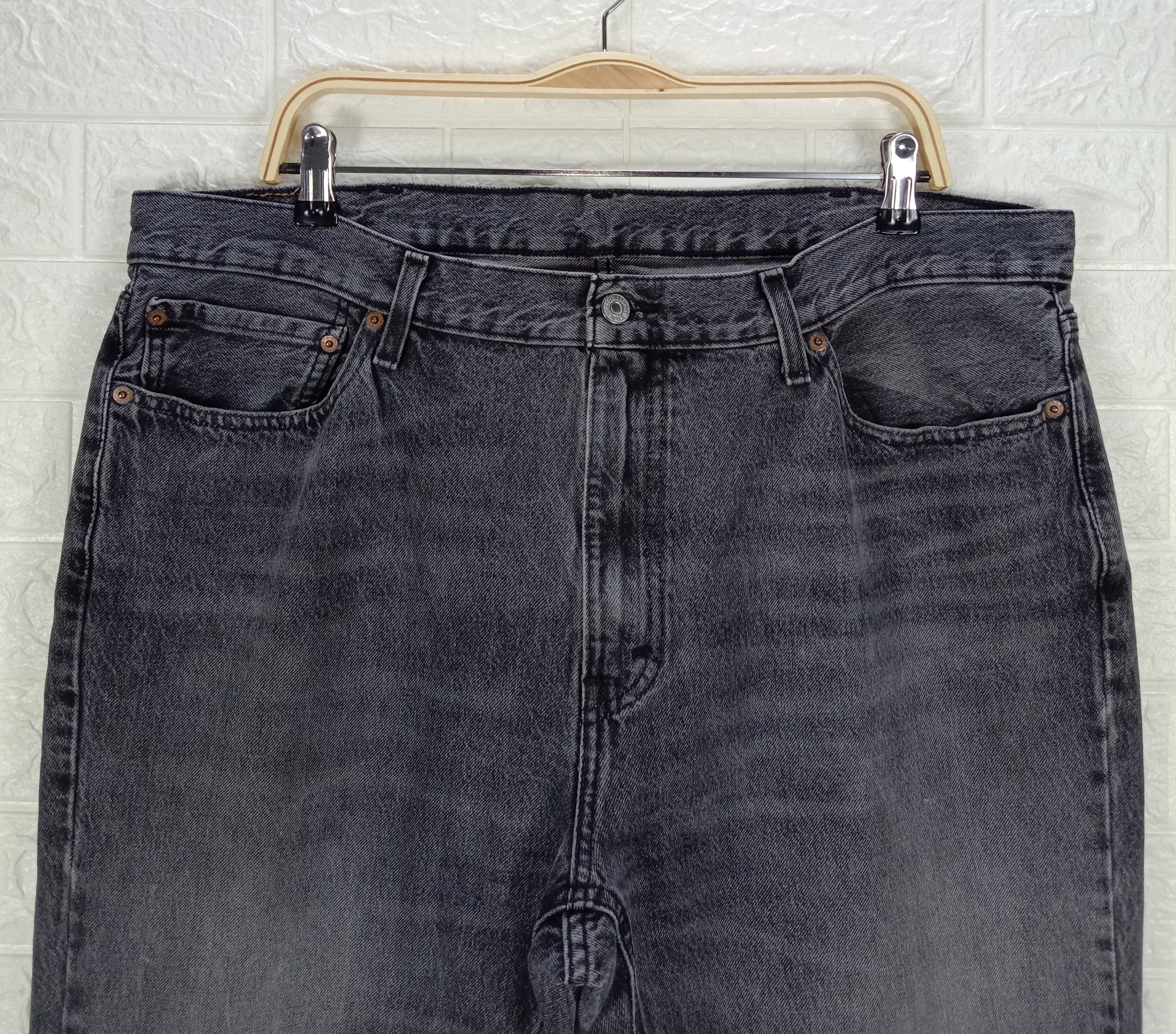 Levi's Vintage Levi's 541 Faded Black Jeans Athletic Fit Denim Size US 38 / EU 54 - 2 Thumbnail