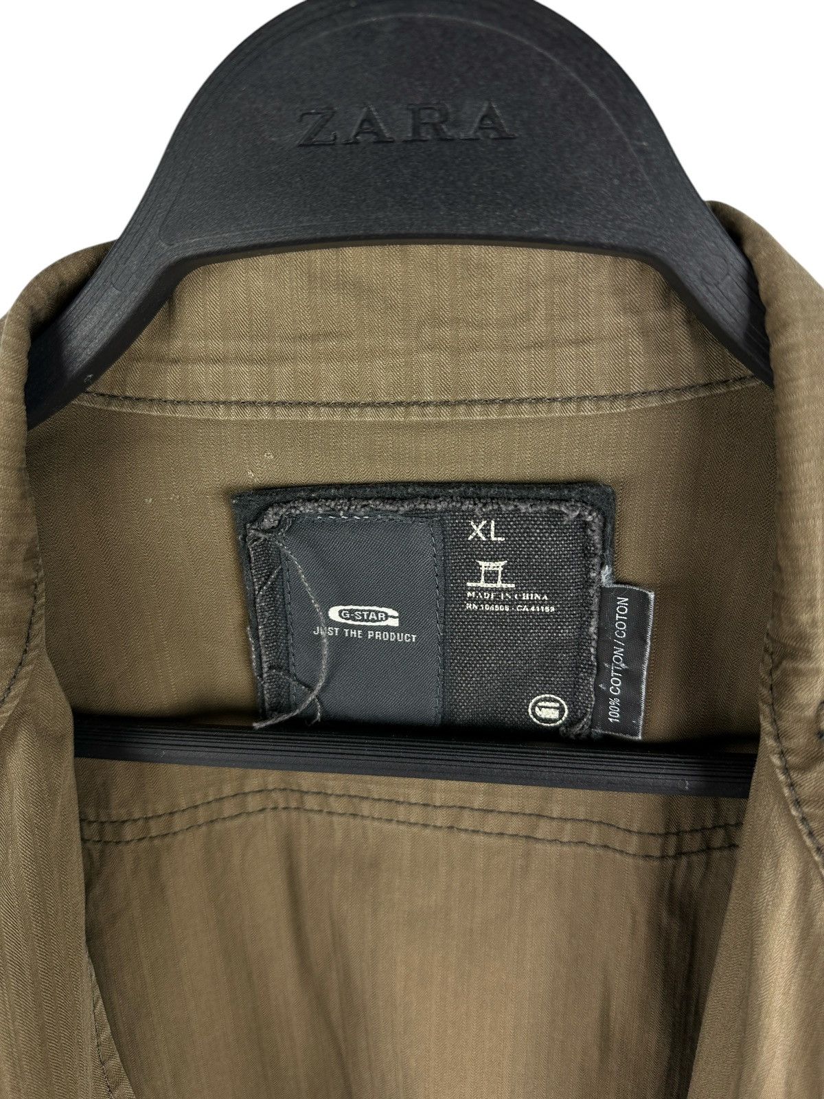 G-Star × Vintage Vintage G-Star Navigator Delta Overshirt Military Jacket Size US XL / EU 56 / 4 - 8 Thumbnail