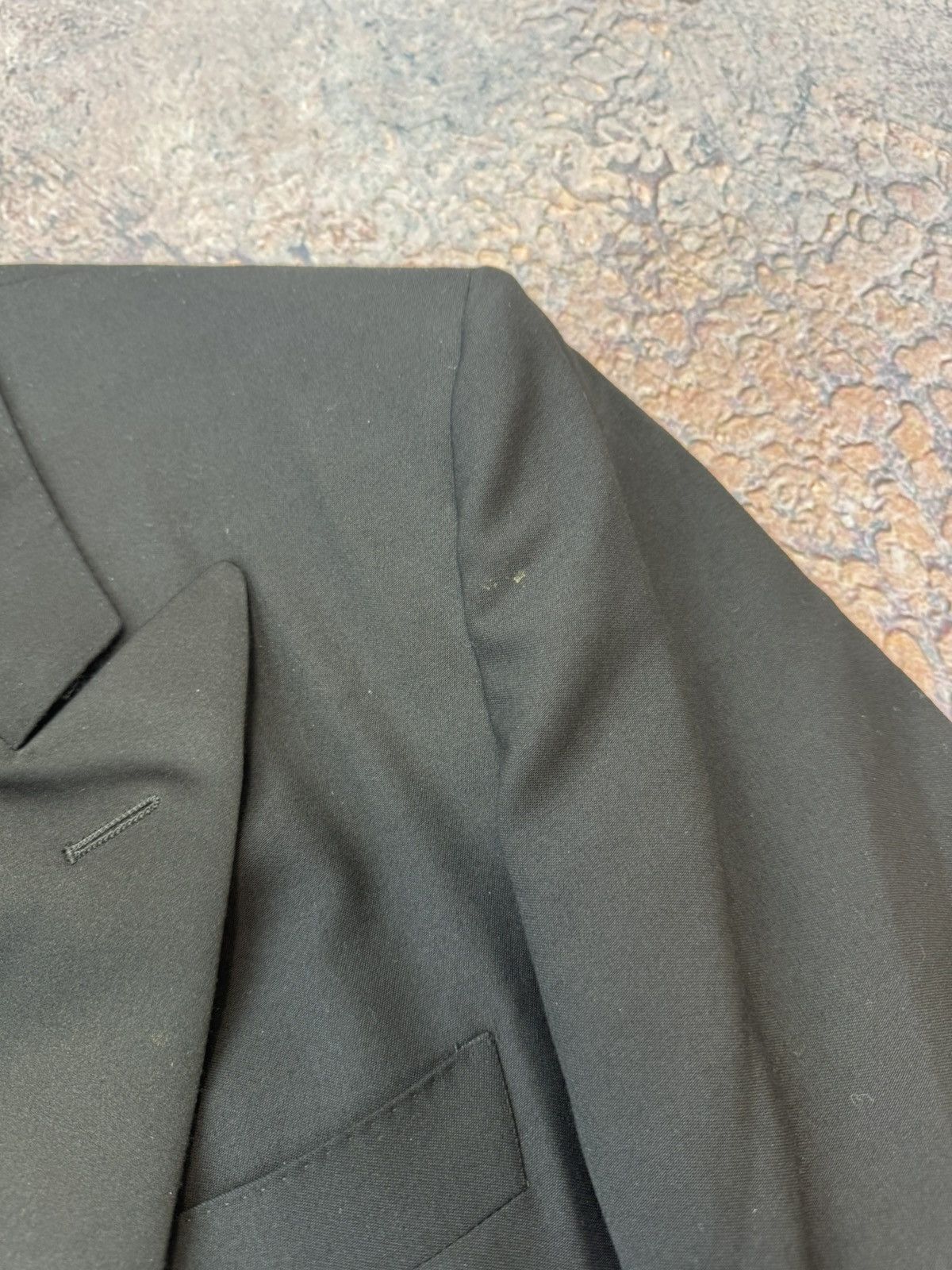 Canali Canali Black Blazer Jacket Suit Size 42L - 6 Thumbnail