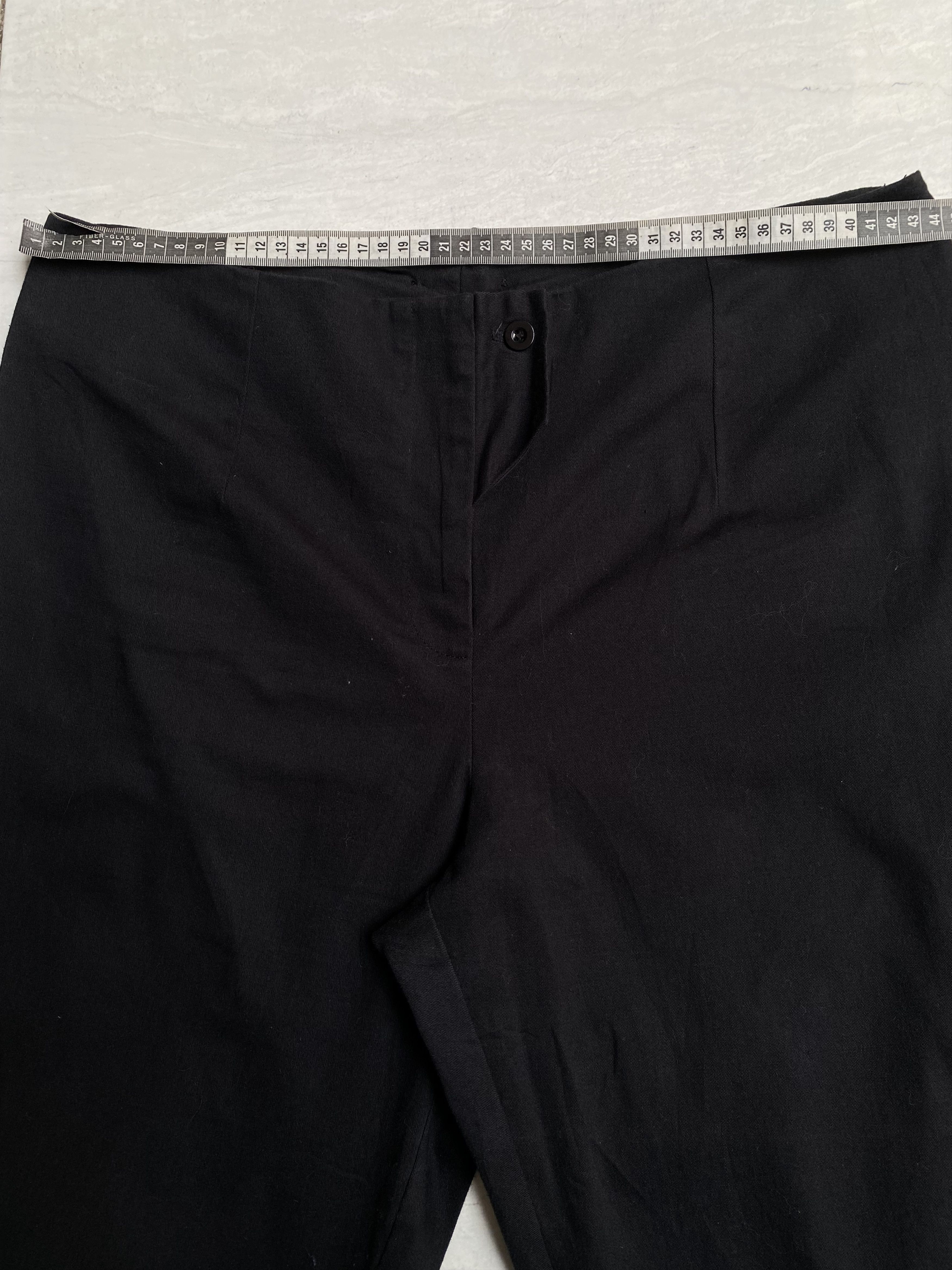 Yohji Yamamoto Yohji Yamamoto ROBYN Black Long Pants Size US 34 / EU 50 - 10 Thumbnail
