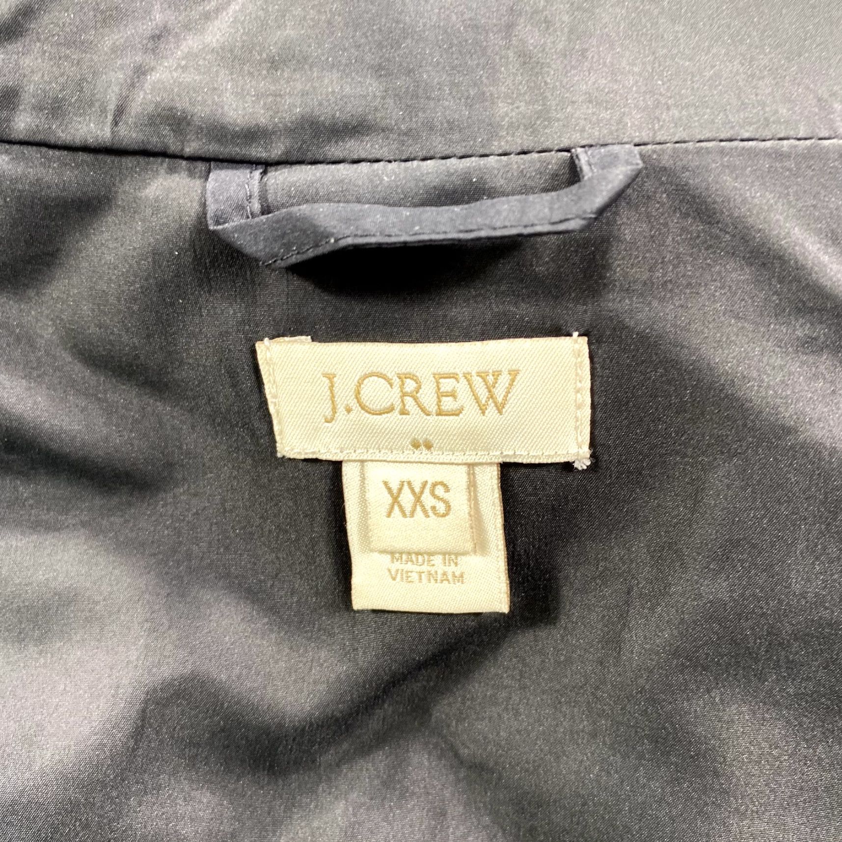 J.Crew J.CREW Vest Womens XXS Black Down Fill Puffer Jacket Full Zip Pockets Quilted Size XXS / US 00 / IT 34 - 7 Thumbnail