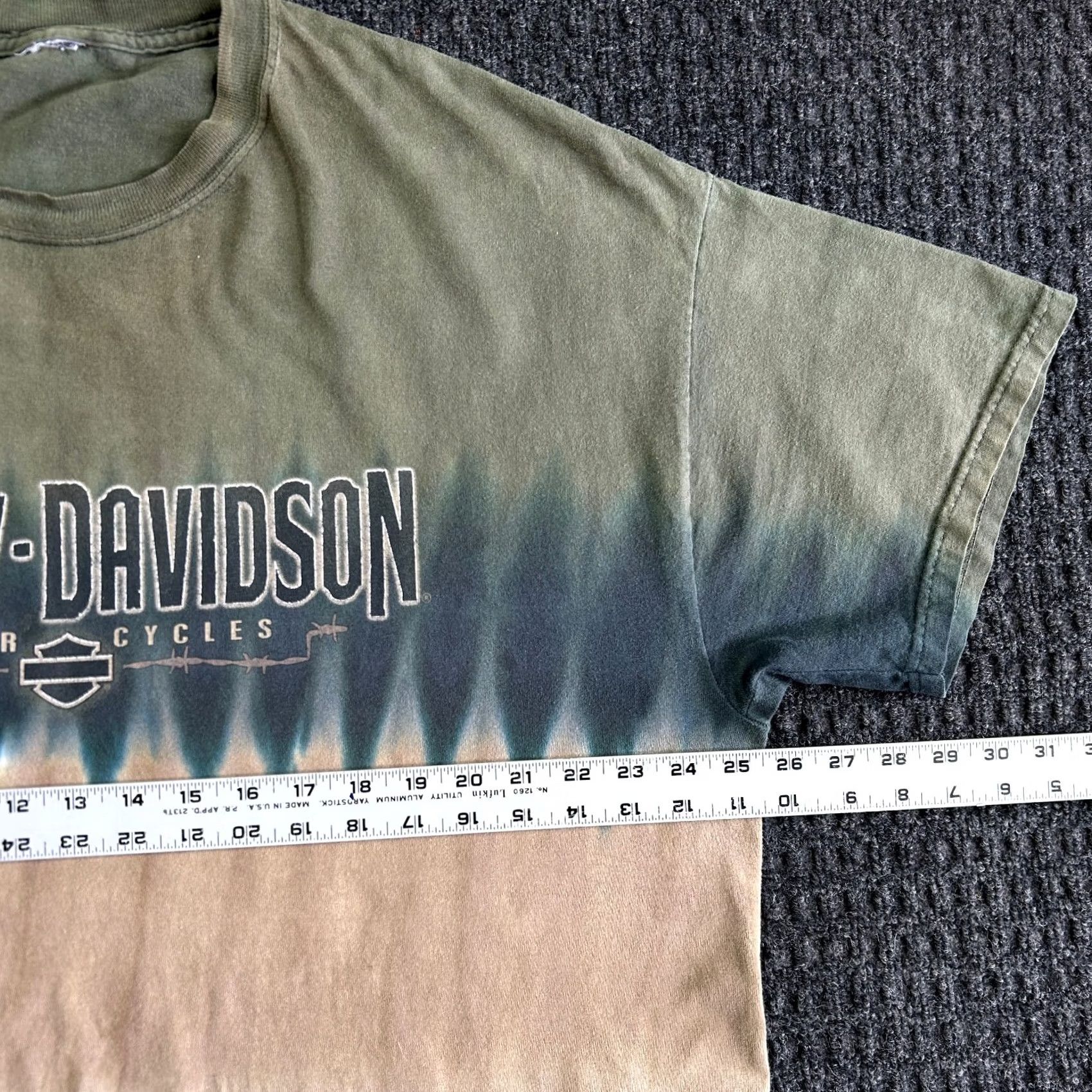 Harley Davidson VINTAGE Harley-Davidson Shirt 2XL Green Downtown Seattle Washington Retro Graphic Print Mens T-Shirt Size US XXL / EU 58 / 5 - 5 Thumbnail