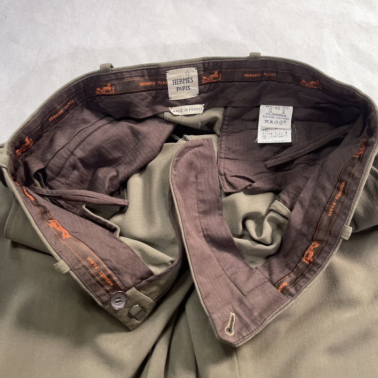 Hermes × Vintage Vintage Hermes Paris Pant Size 30" / US 8 / IT 44 - 12 Thumbnail