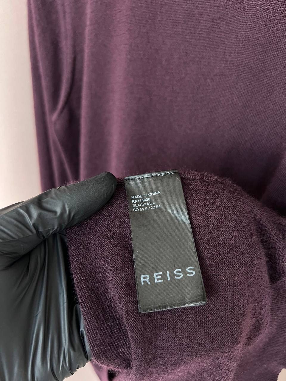 Reiss Reiss Blackhall Wool Half Zip Sweater Mock Mens Size M/L Size US L / EU 52-54 / 3 - 11 Thumbnail