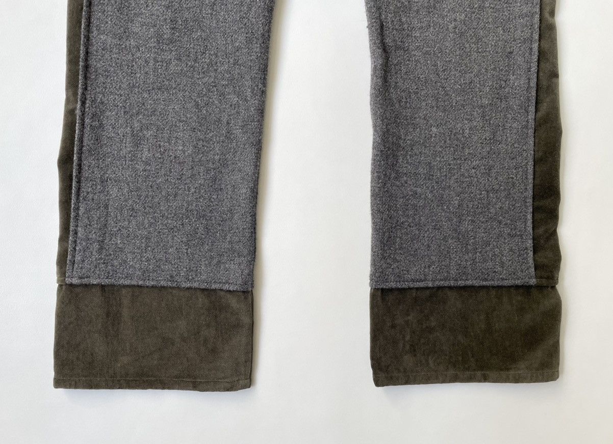 Comme des Garcons A/W 06 Velvet + Wool Panelled Trousers Size US 36 / EU 52 - 12 Thumbnail