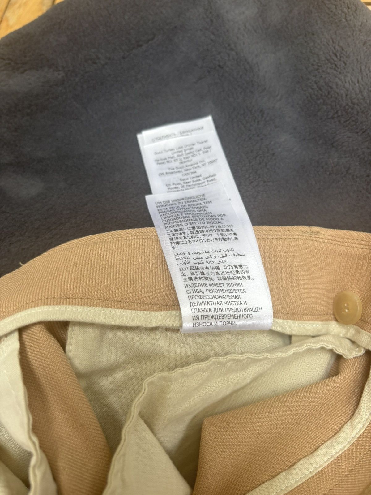 Gucci Fluid drill trouser with web detail - beige. Size US 31 - 3 Thumbnail