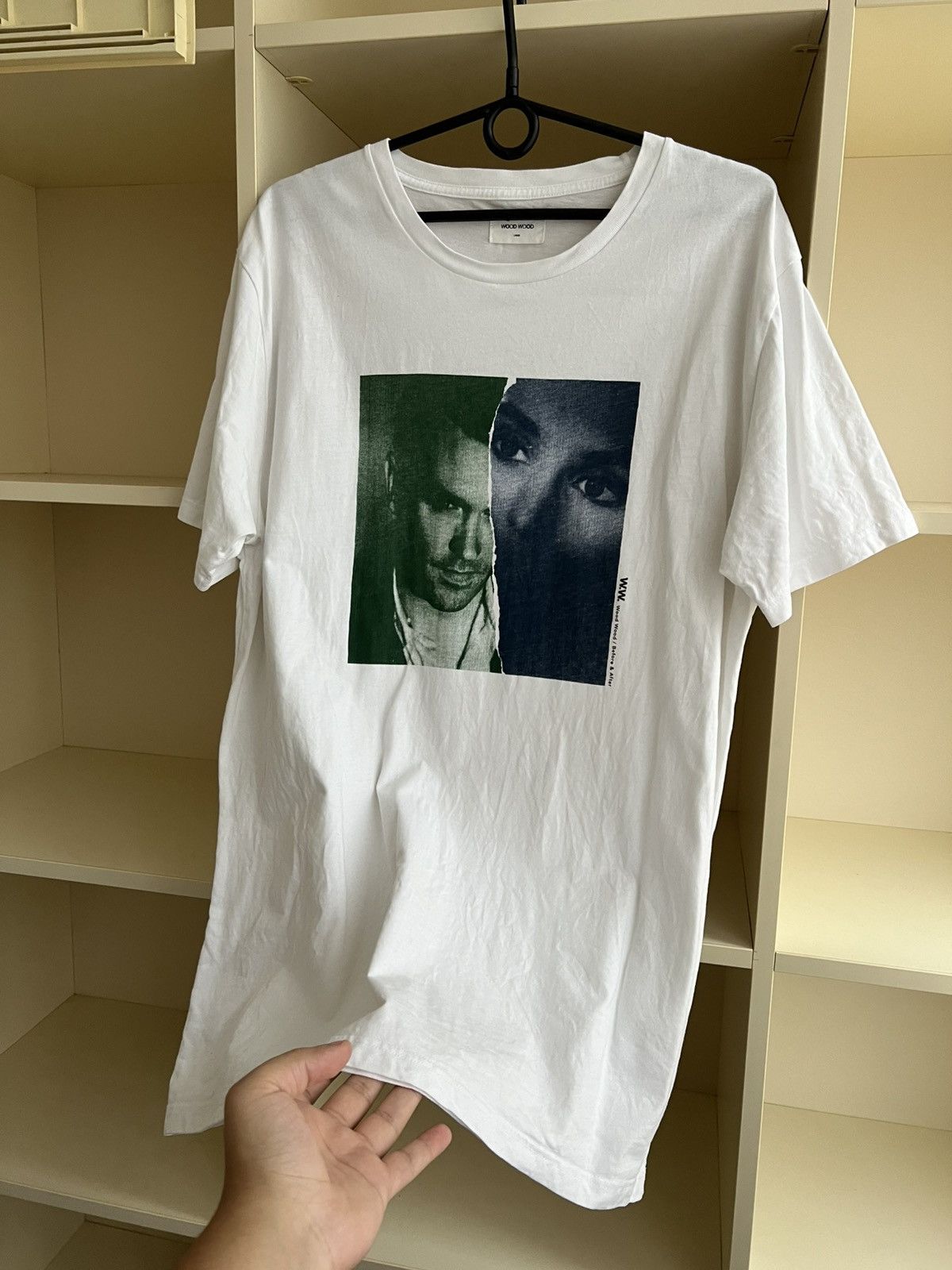 Wood Wood Wood Wood T-Shirt Tee White Size L Size US L / EU 52-54 / 3 - 10 Thumbnail