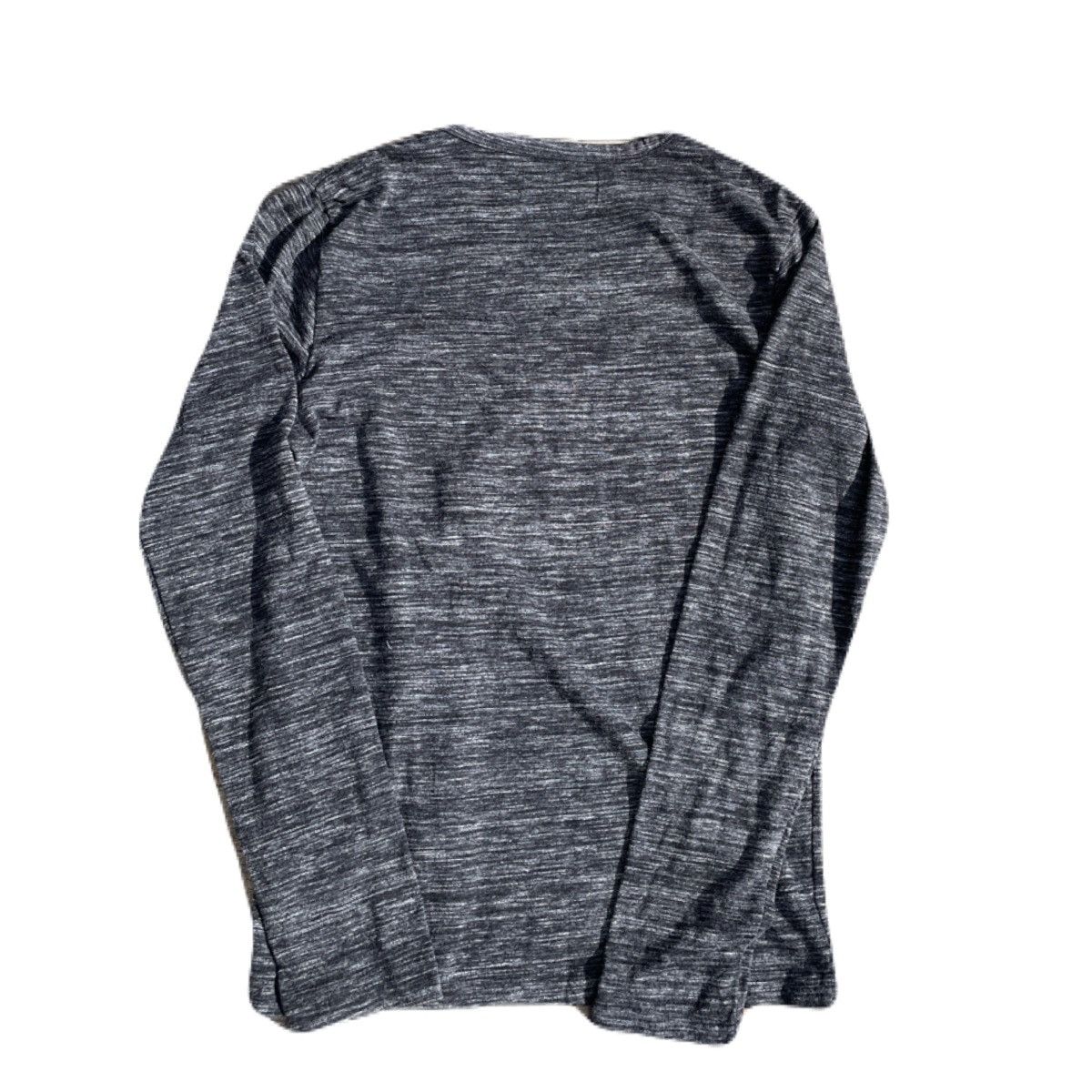 2000s Japanese archive Vkei Drape V-neck Long Sleeve Tee