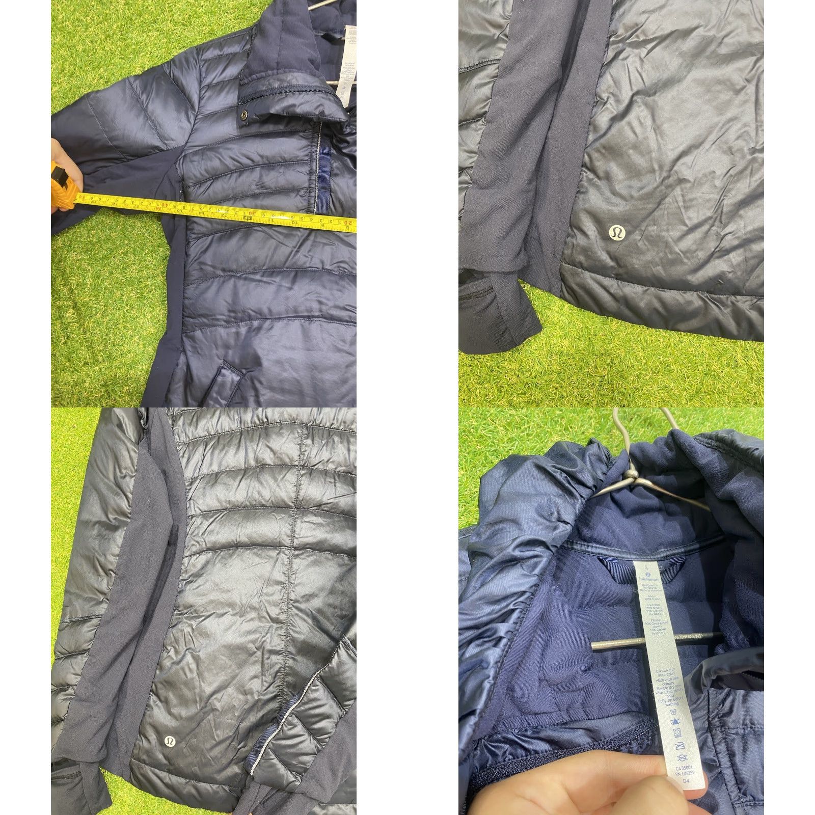 Lululemon Lululemon Down For it All Jacket Womens Size 4 Blue Size S / US 4 / IT 40 - 8 Thumbnail
