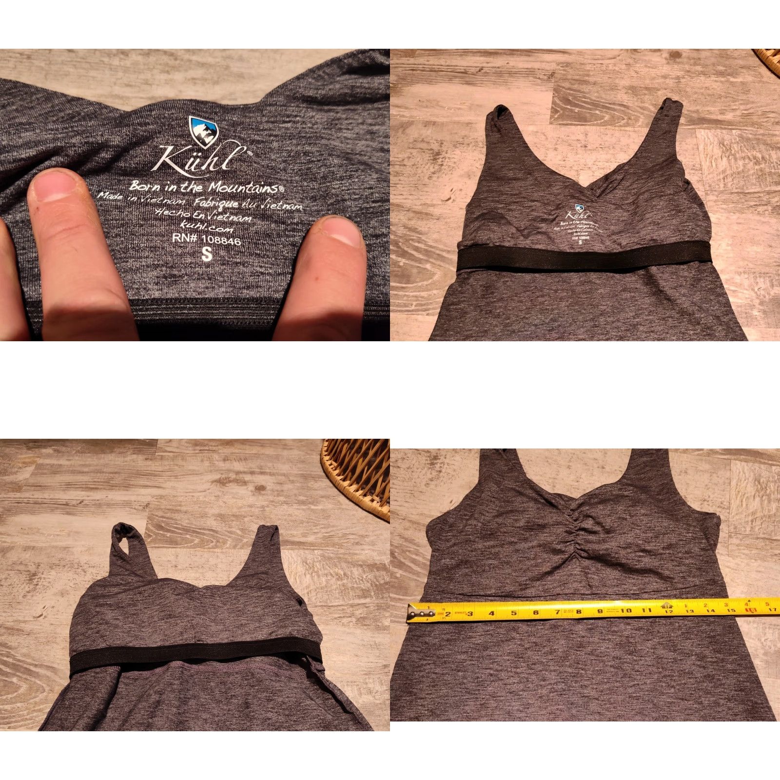 Harmony Kuhl Harmony sleeveless Dress Heather Gray 4267 Size S EUC Size S / US 4 / IT 40 - 9 Thumbnail