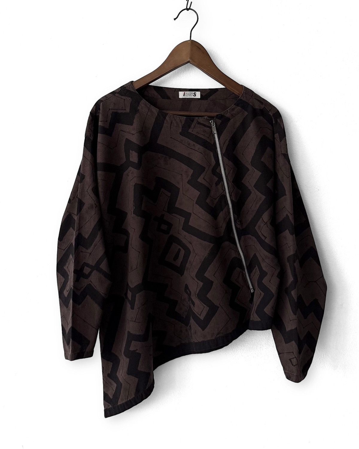 Issey Miyake IS ISSEY MIYAKE ASYMMETRIC ZIP JACKET SHIRT Size US M / EU 48-50 / 2 - 1 Thumbnail