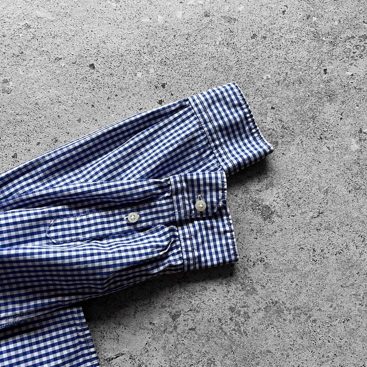 Designer × Napapijri Napapijri Blue White Checked Long Sleeve Button Up Shirt Size US S / EU 44-46 / 1 - 5 Thumbnail