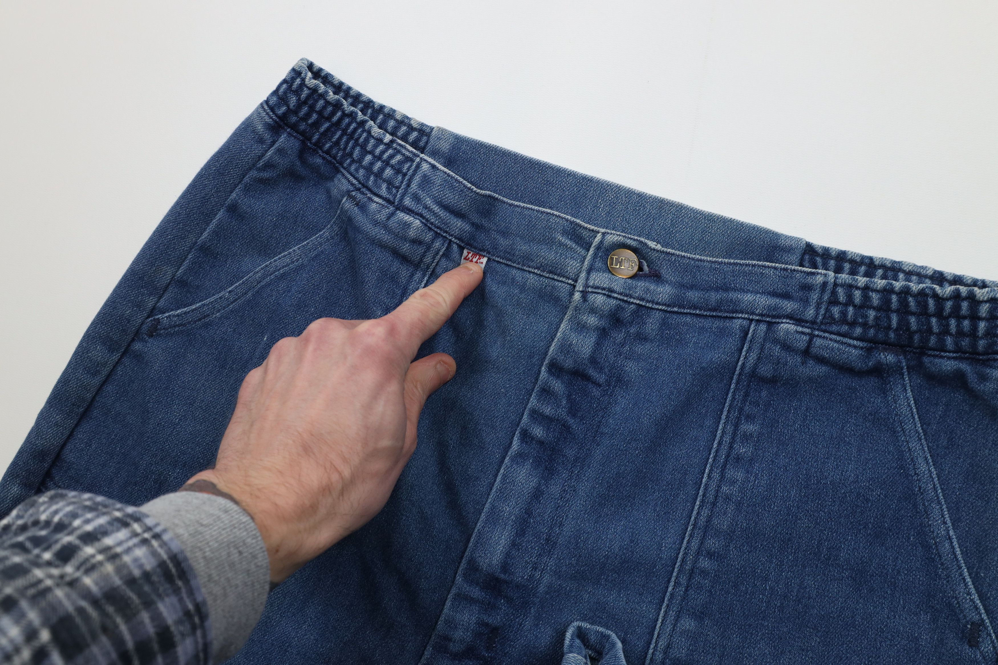 Wrangler Vintage 70s Wrangler Wide Leg Bell Bottoms Denim Jeans USA Size US 34 / EU 50 - 6 Thumbnail