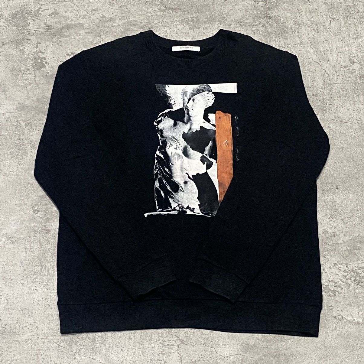 Givenchy Givenchy Black Venus De Milo Statue Sweatshirt Size US XL / EU 56 / 4 - 1 Thumbnail