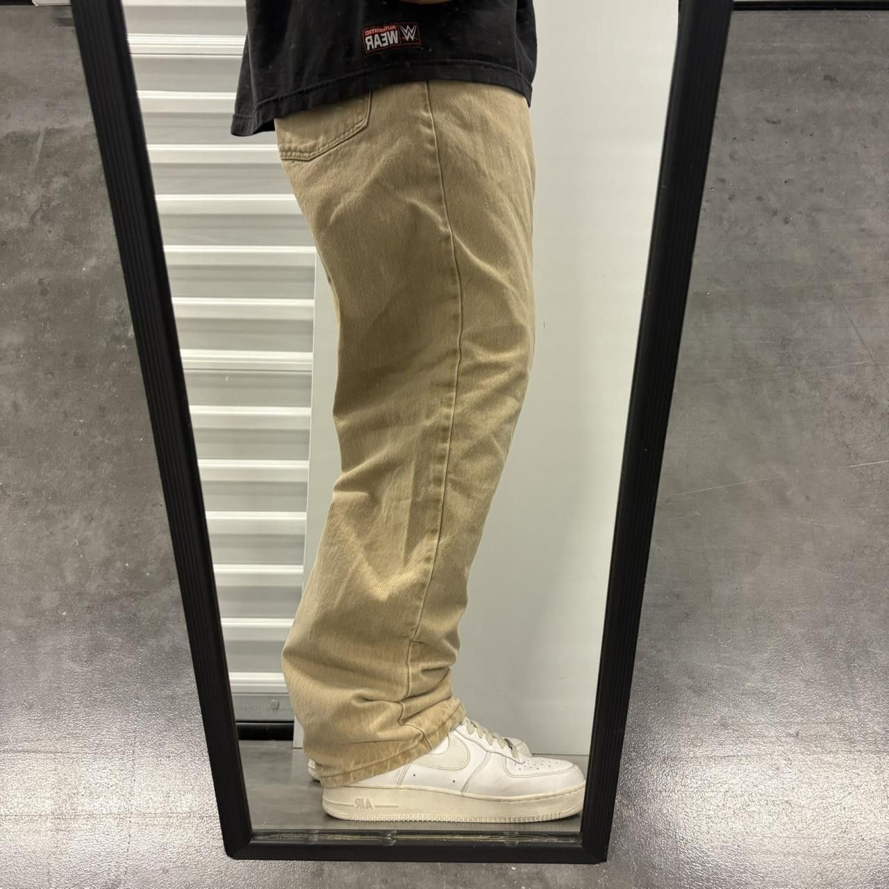 Vintage Crazy Vintage Y2K/2000s Baggy Khaki Tan Regular Fit Pants! Size US 38 / EU 54 - 2 Thumbnail