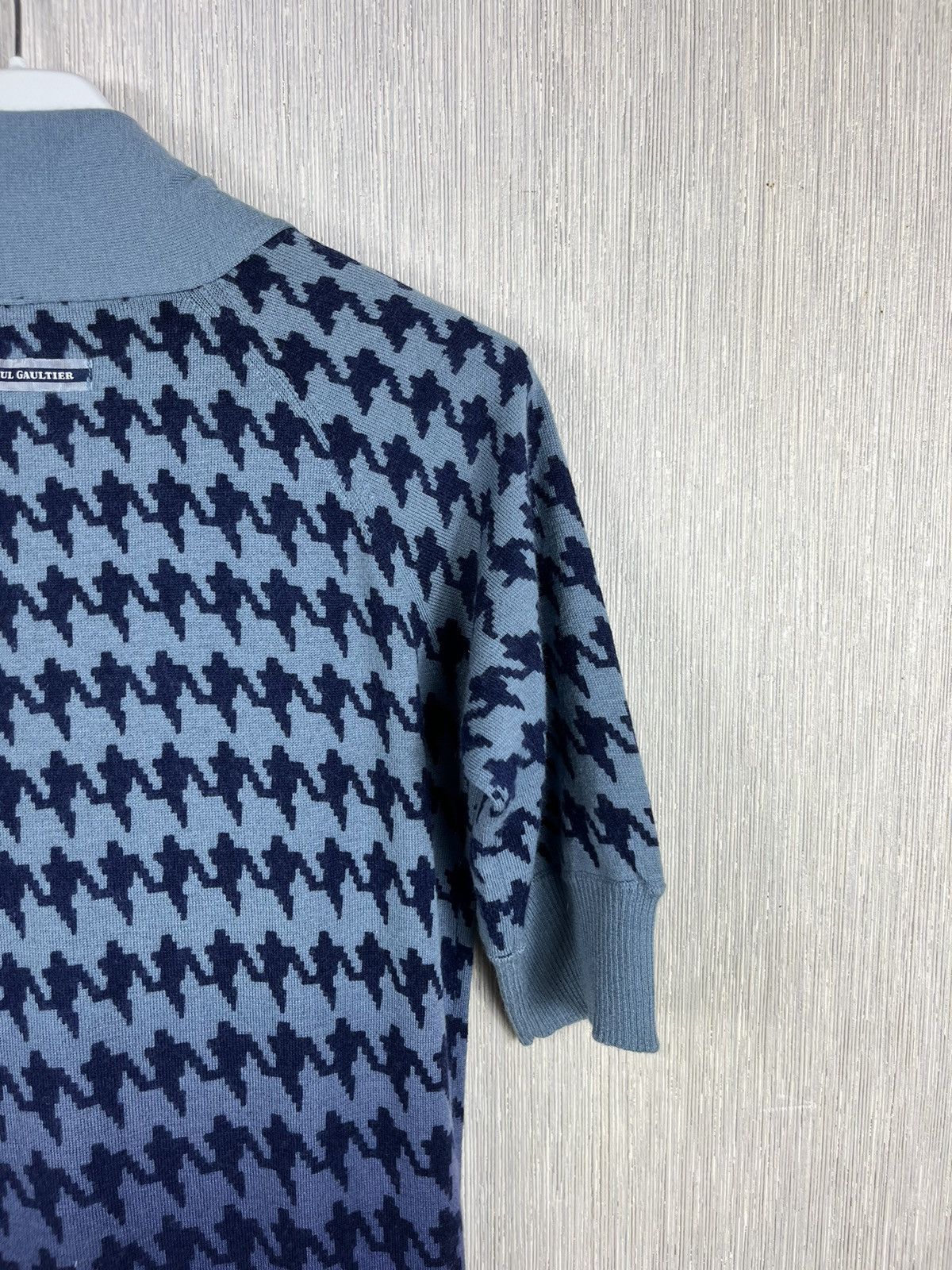 Jean Paul Gaultier × Vintage Jean Paul Gaultier jeans JPG houndstooth cashmere wool dress Size L / US 10 / IT 46 - 18 Thumbnail