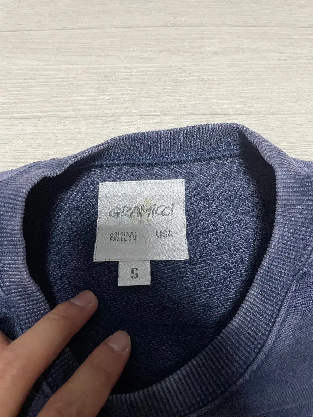 Gramicci Geramicci navy crewneck Size US S / EU 44-46 / 1 - 2 Thumbnail