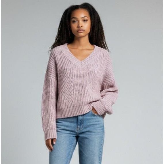 Anthropologie Maeve Anthropologie Ribbed Sweater XXS Blush Mauve Knit Boho Size XXS / US 00 / IT 34 - 1 Thumbnail