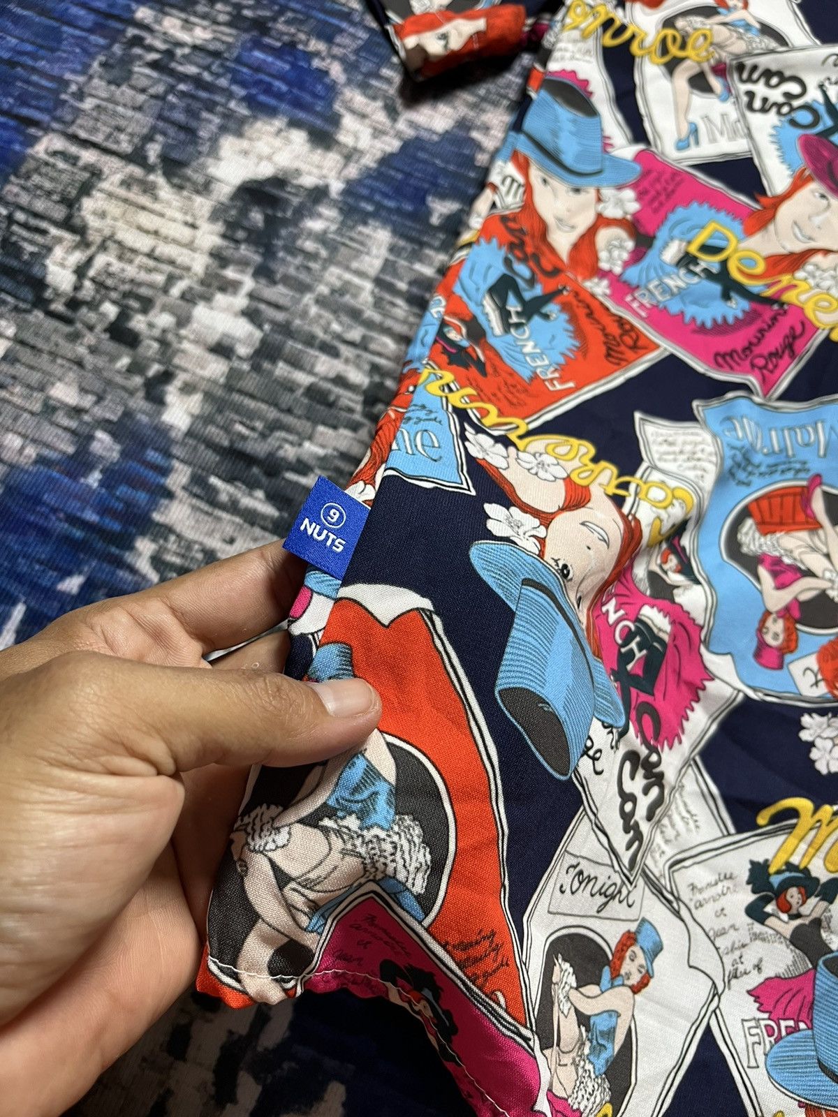Designer × Vintage 🔥RARE Nine Nuts By Nissy OVP Girl Full Print Shirt Button up Size US XXL / EU 58 / 5 - 13 Thumbnail