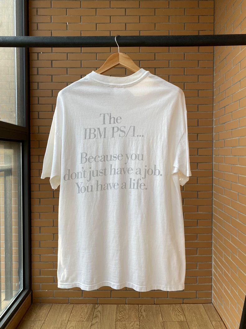 Vintage VintageTee 90s IBM PS/1 2505-Nextarrow Size US XL / EU 56 / 4 - 2 Thumbnail