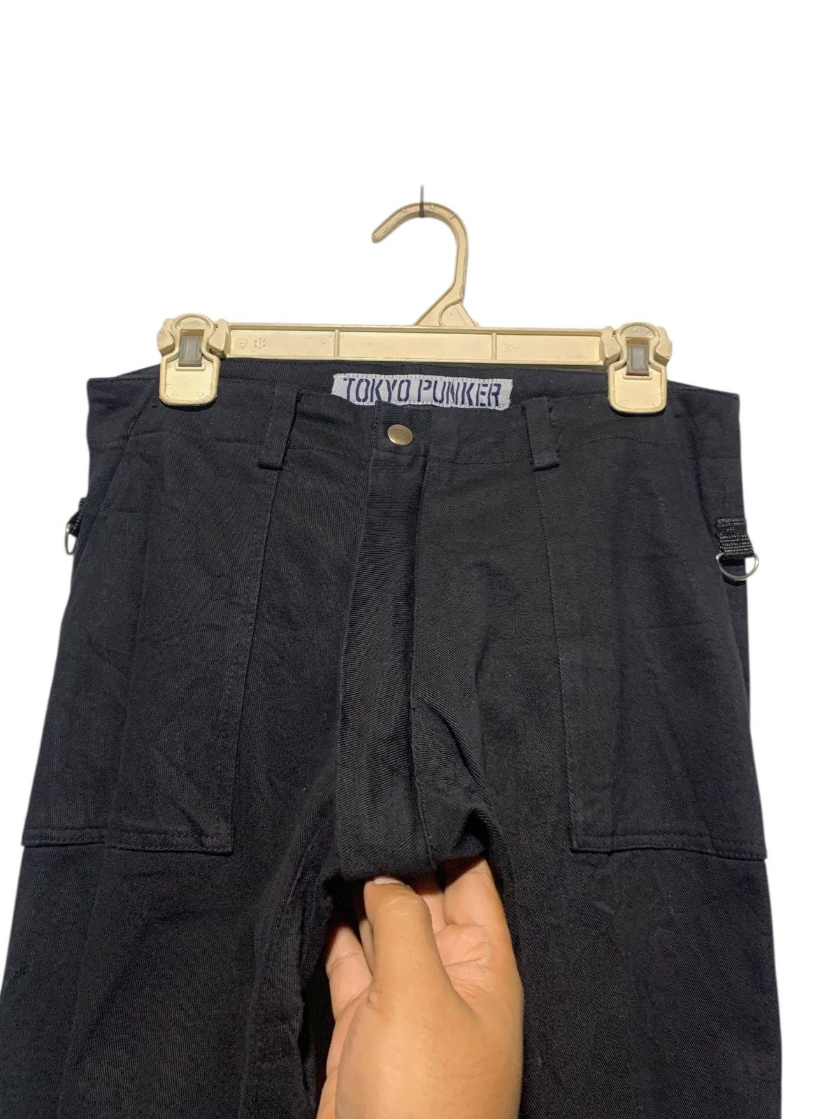 Sex Pot ReVeNGe 2000s TOKYO PUNKER Full zipper bondage denim pants Size US 29 - 10 Thumbnail