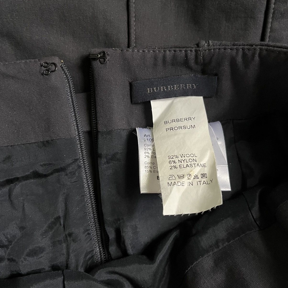 Burberry × Burberry Prorsum Roberto Menichetti SS01 Panelled Knee Length Skirt Size 27" / US 4 / IT 40 - 8 Thumbnail