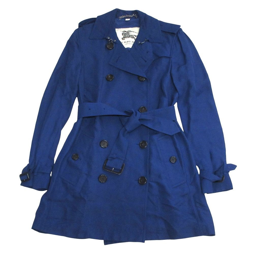 Burberry Burberry London Silk Blend Trench Coat Others Outerwear DUTY FREE for USA