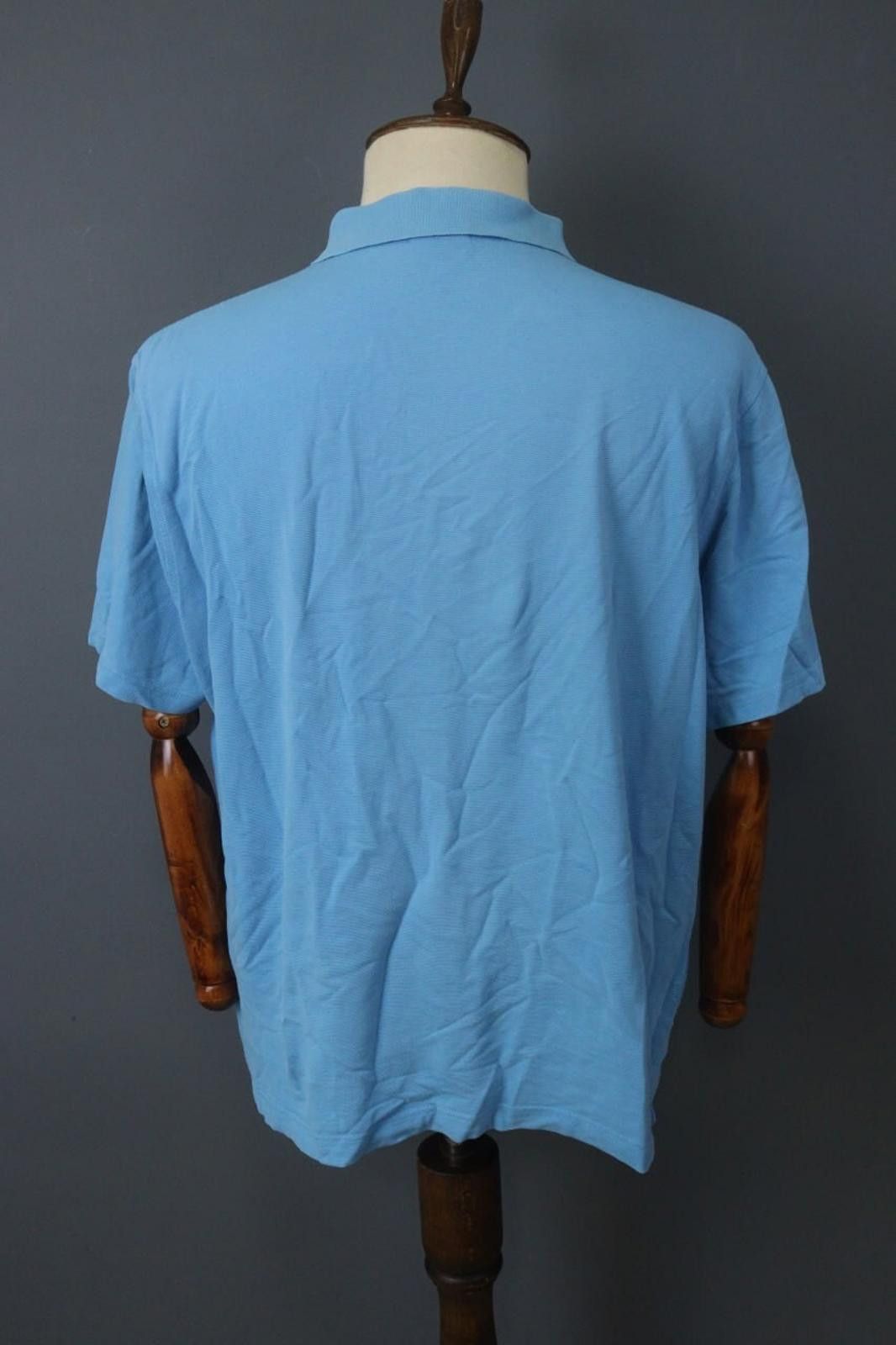 Lacoste Lacoste Blue 100% Cotton Button Front Polo Shirt Size 8 Size US M / EU 48-50 / 2 - 9 Thumbnail
