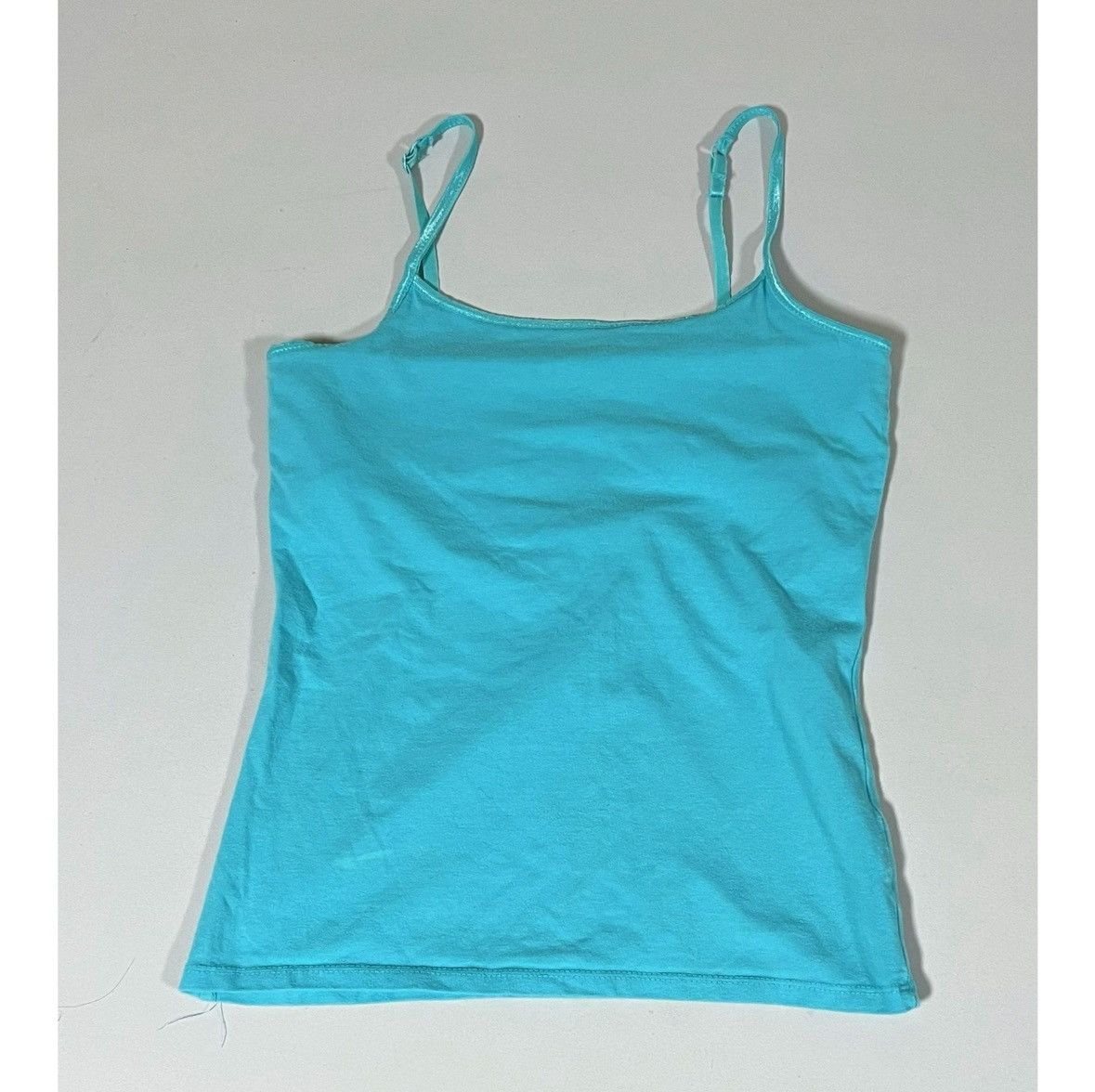 Sonoma SO Aquamarine Blue Shelf-Bra Cami Camisole Tank Top Size S 🦋 Size S / US 4 / IT 40 - 1 Thumbnail