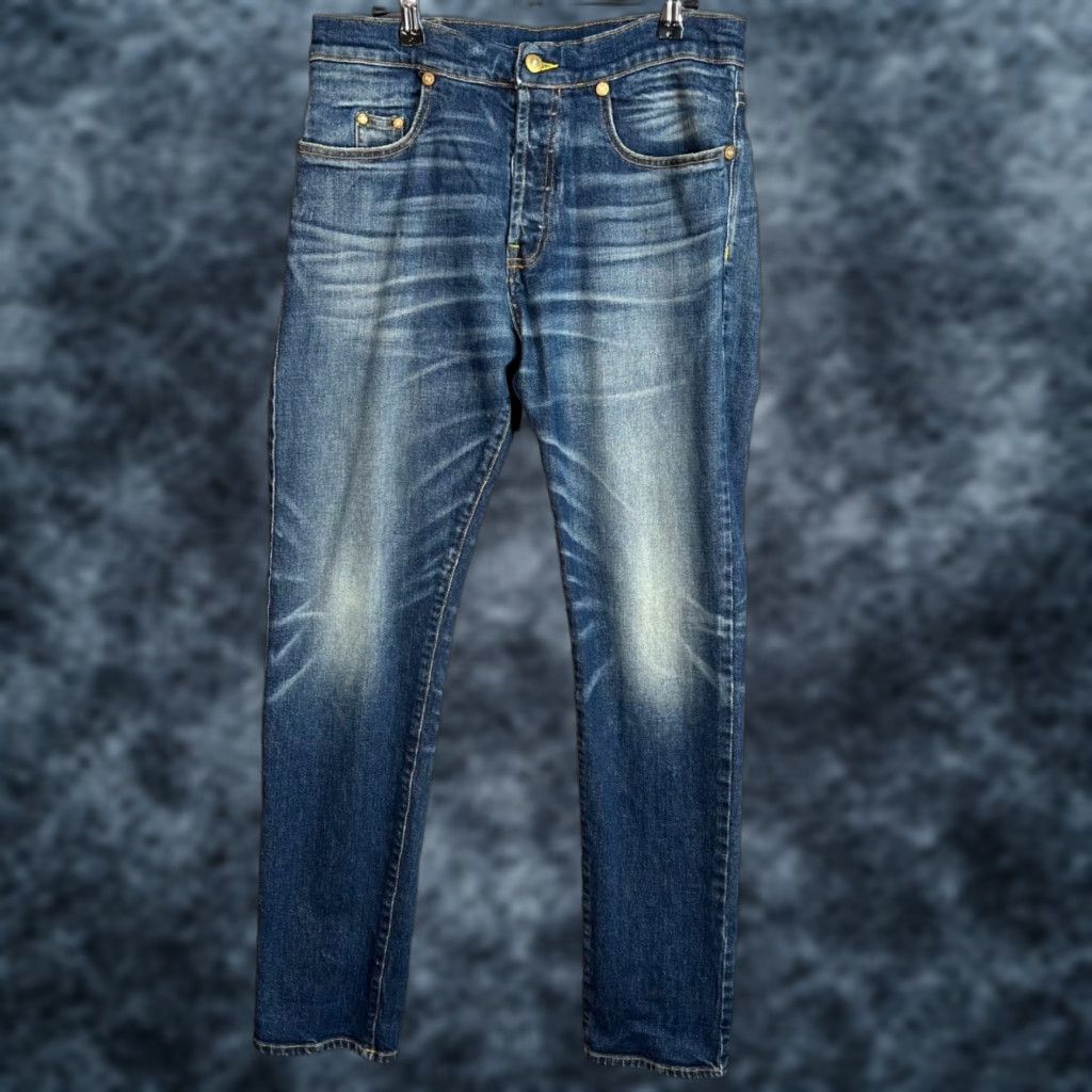 Vintage VINTAGE Colt Manufacturing Jeans Men's 30x30 Denim Distressed USA Flag Straight-Leg 30" Inseam Adult Mens Jeans Size US 30 / EU 46 - 1 Thumbnail