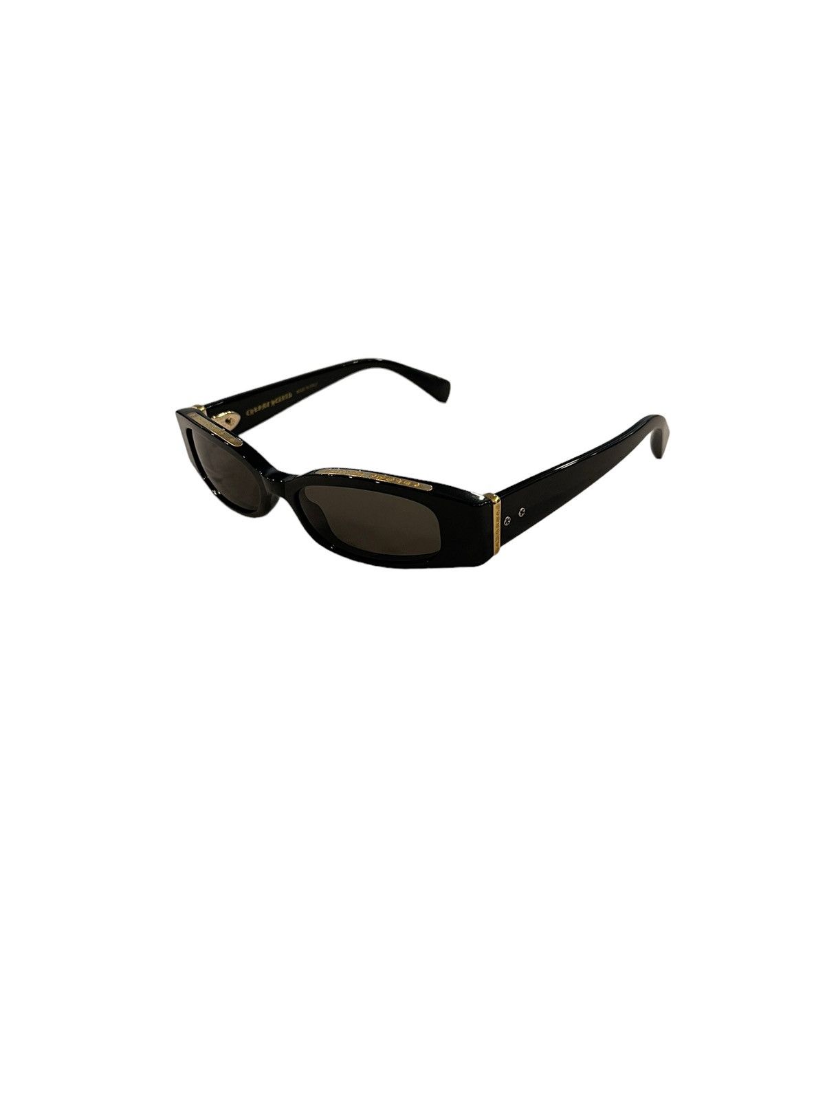 image of Chrome Hearts 18K Gold Black Lord’N Sunglasses, Men's