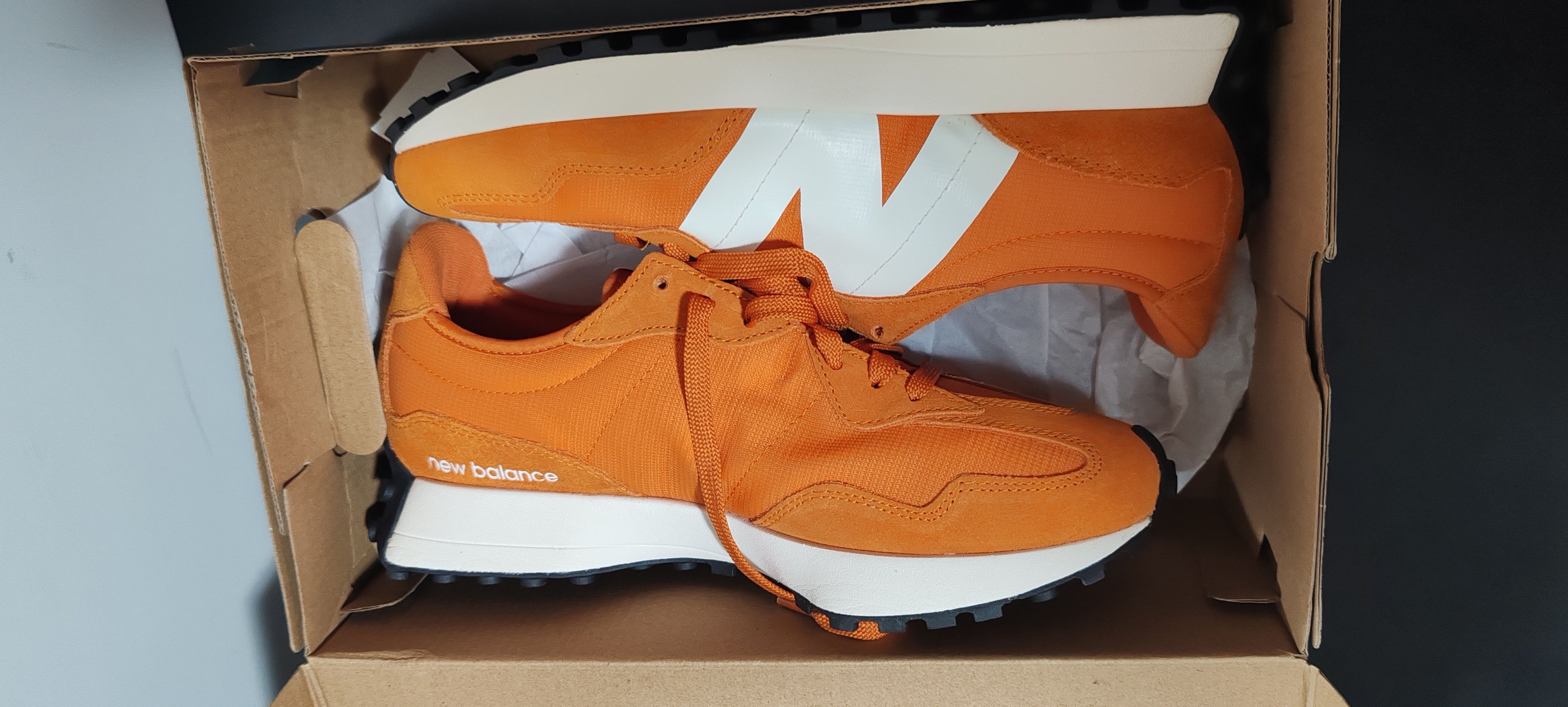 New Balance Baskets New Balance-MS327GC Orange Unisexe Tg:44 Size US 10.5 / EU 43-44 - 13 Thumbnail