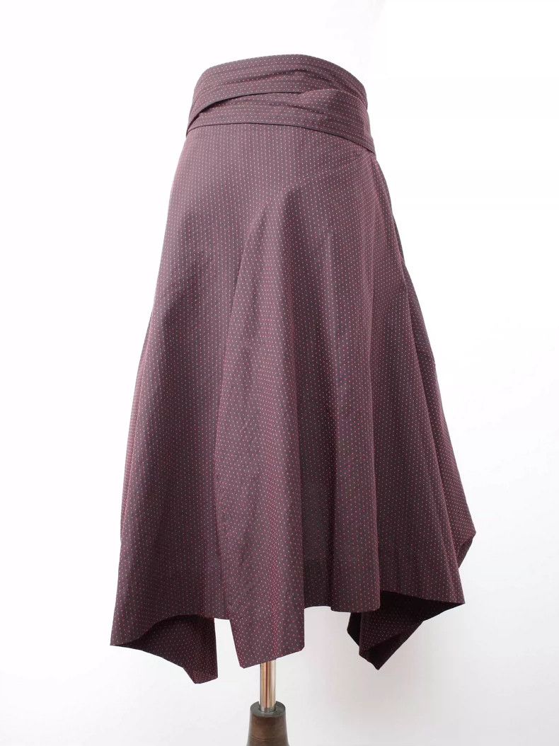 Vivienne Westwood Vivienne Westwood size2 A belt with irregular wine red hem Size 27" / US 4 / IT 40 - 8 Thumbnail