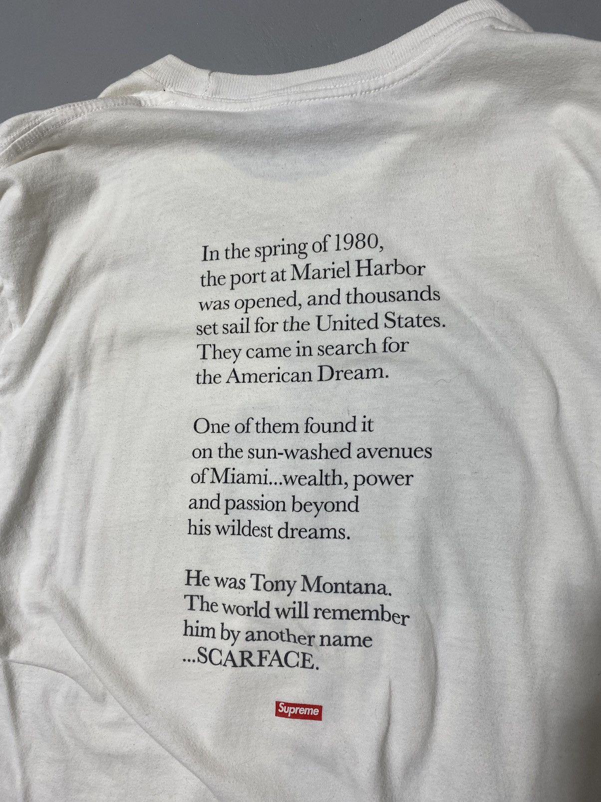 Supreme Supreme Scarface Tee FW17 Size US L / EU 52-54 / 3 - 4 Thumbnail