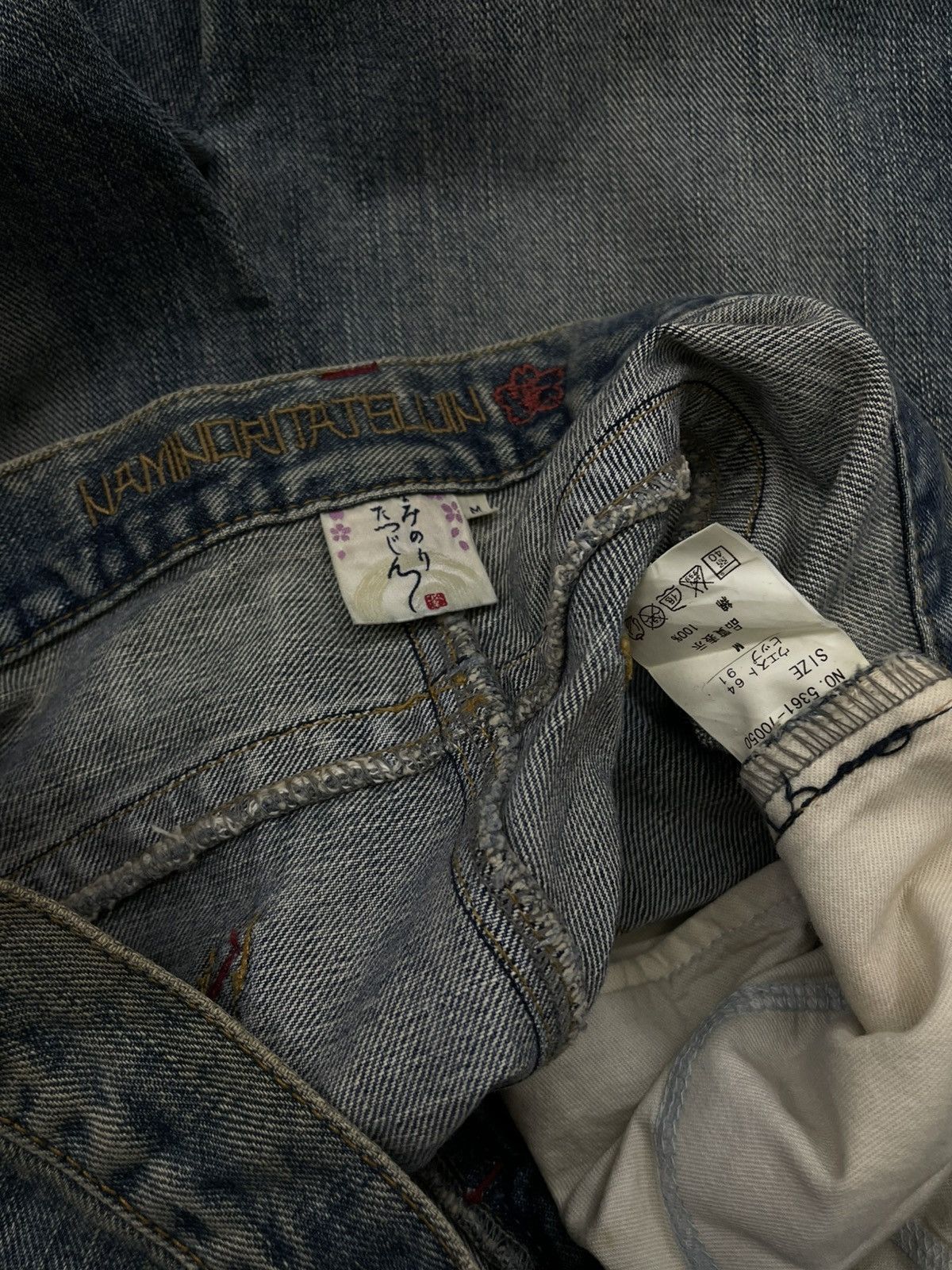 Japanese Brand VINTAGE NAMINORITATSUN OG JAPAN DESIGNER GOA POCKET DENIM Size US 30 / EU 46 - 14 Thumbnail