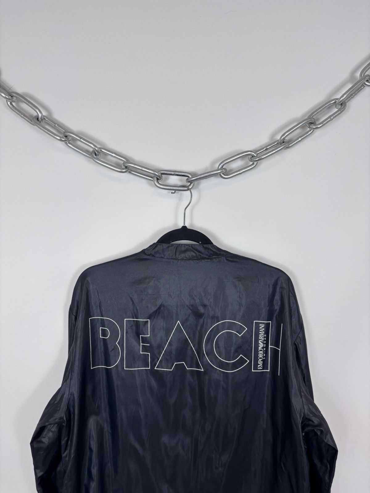 Emporio Armani Emporio Armani Beach Men’s Black Nylon Full Zip Jacket Size US L / EU 52-54 / 3 - 15 Thumbnail
