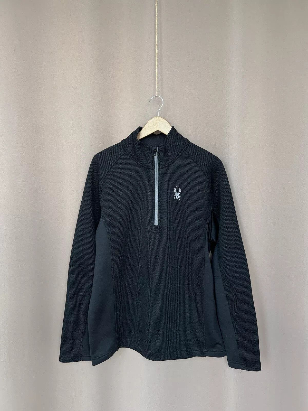 Spyder Spyder Core Spell Out Knit Half Zip Sweater Size XXL Size US XL / EU 56 / 4 - 1 Thumbnail