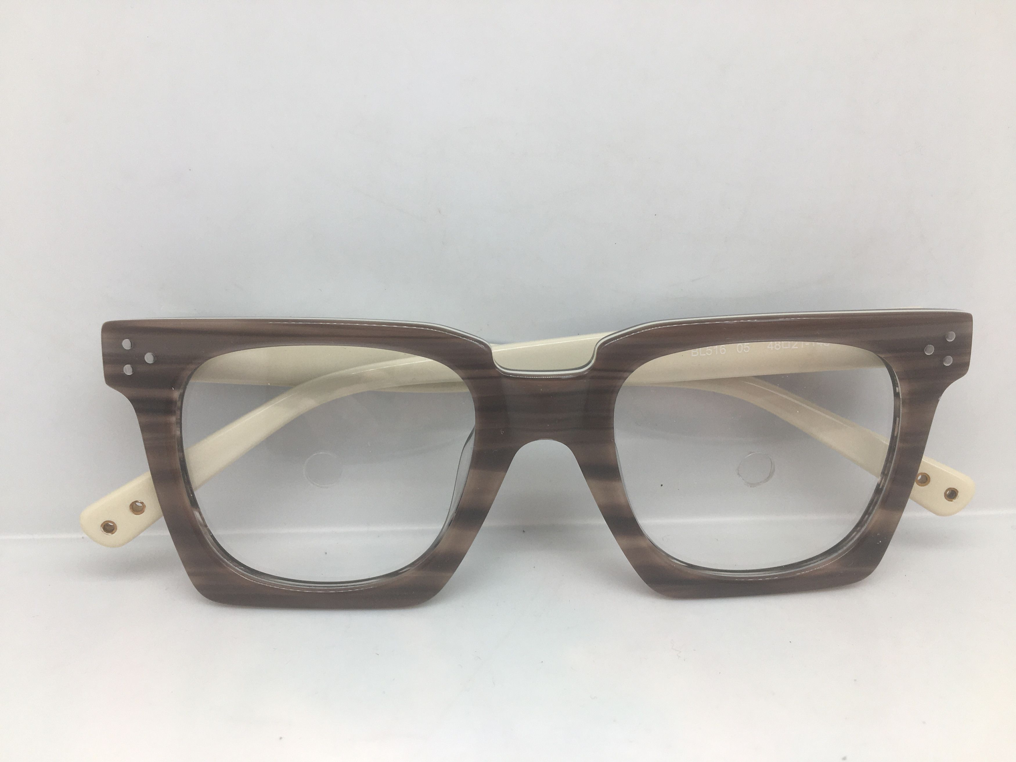 Other Blauer Brown Wood Gain PREPPY Eyeglasses Frame Size ONE SIZE - 6 Thumbnail
