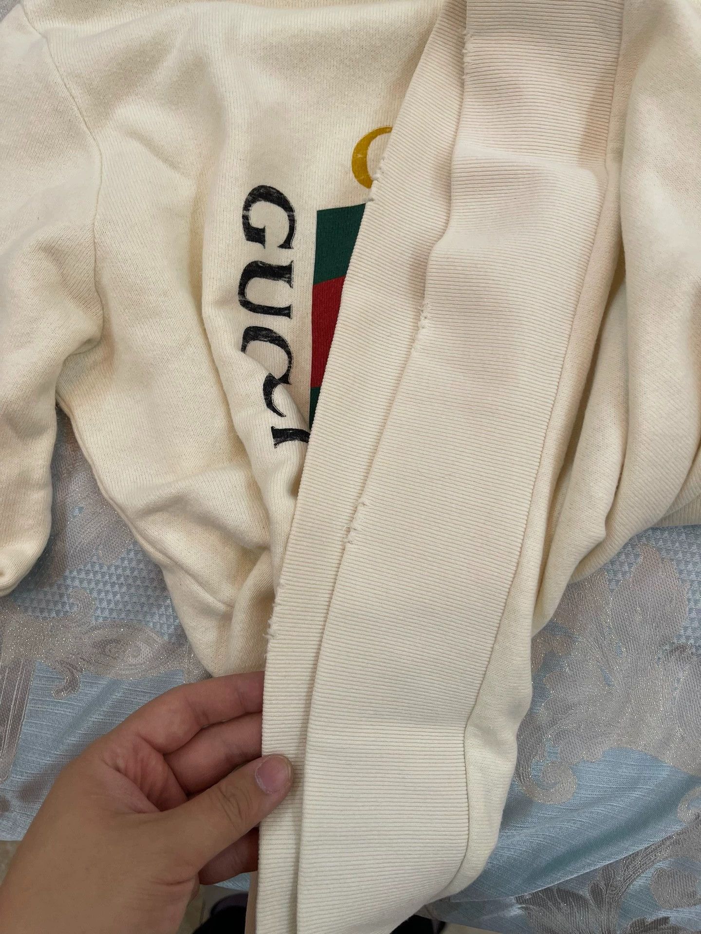 Gucci Gucci OS Belt Logo Big Logo Sweatshirt M Size US M / EU 48-50 / 2 - 7 Thumbnail