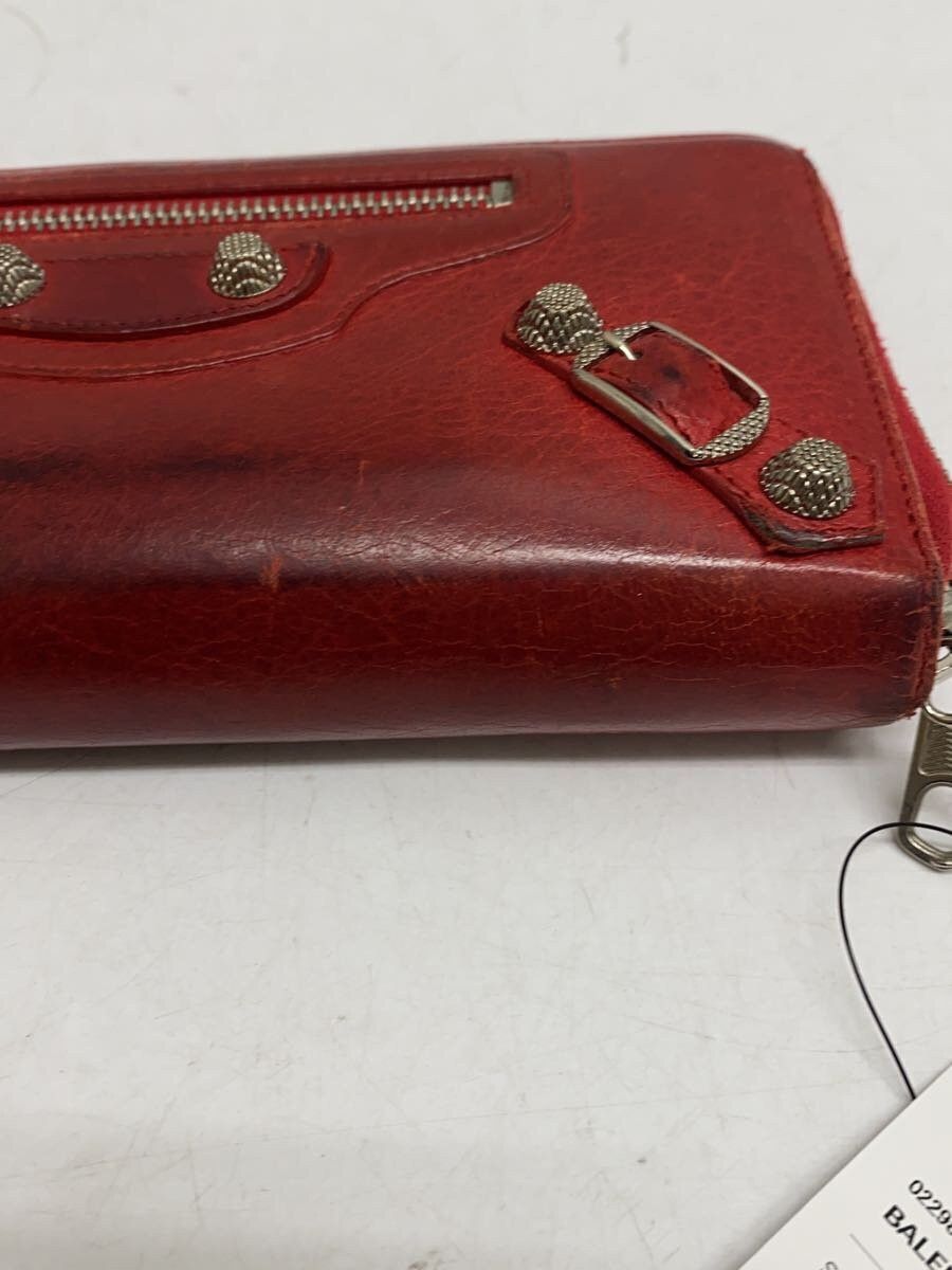 Balenciaga Balenciaga Sheepskin Long Wallet Red Size ONE SIZE - 7 Thumbnail