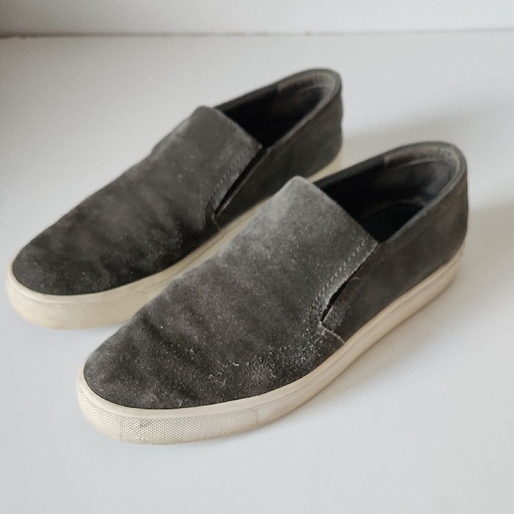 Vince VINCE | Barron Slip-On Sneakers Olive Green Suede Mens Sz 9 Size US 9.5 / EU 42-43 - 1 Thumbnail