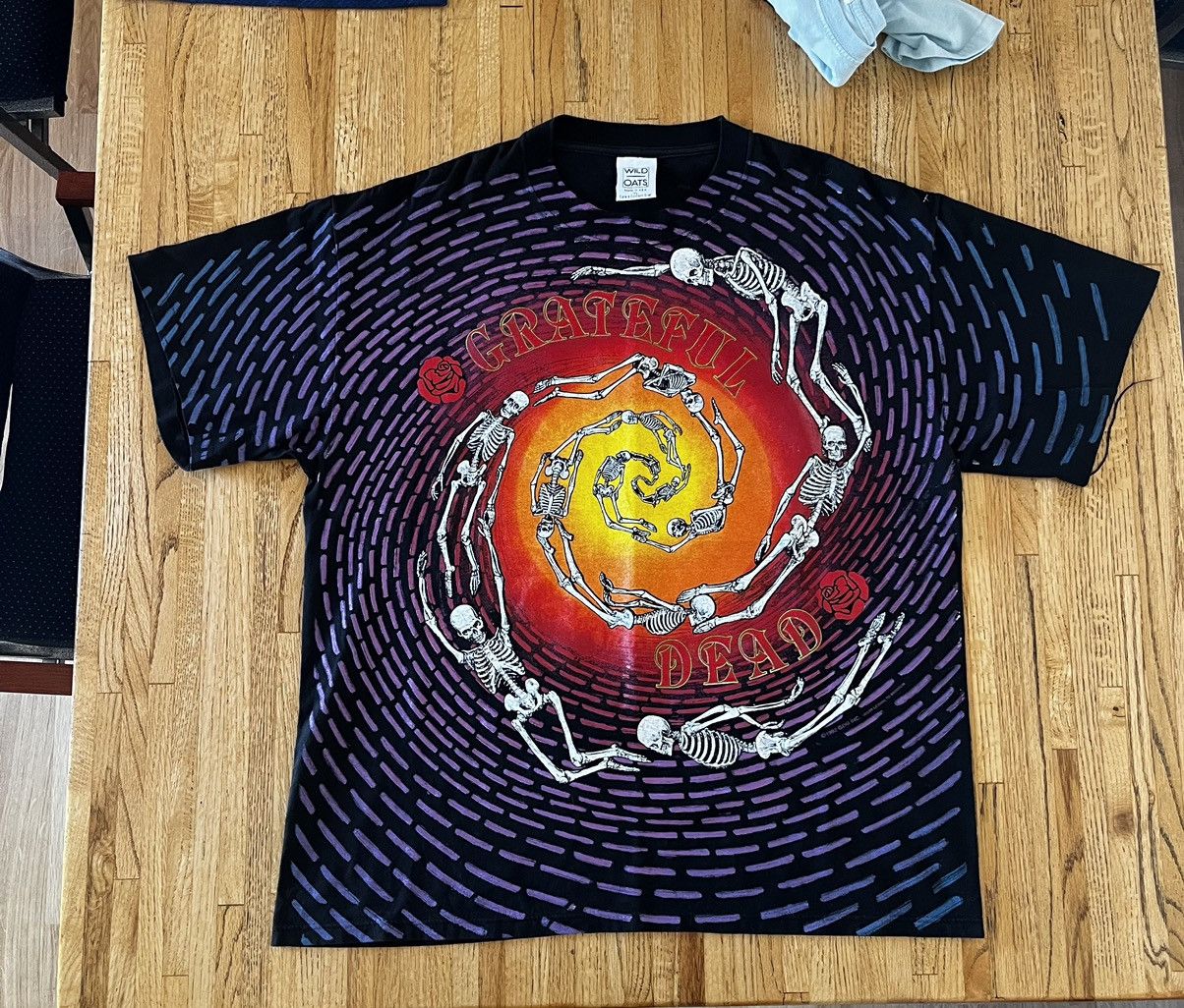 image of Band Tees x Hype Vintage Grateful Dead Aop 1992 in Black, Men's (Size XL)