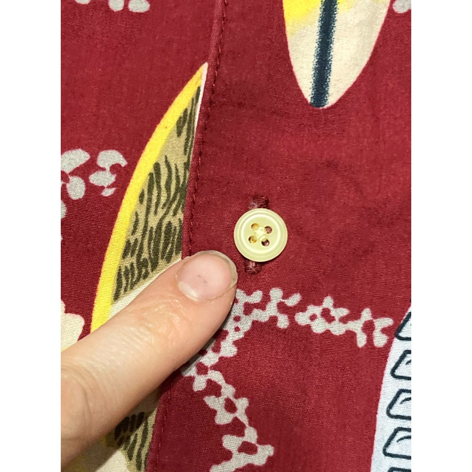 Old Navy Old Navy Shirt Men's Size 14 Red Hawaiian Button Up Short Sleeve Size US S / EU 44-46 / 1 - 4 Thumbnail