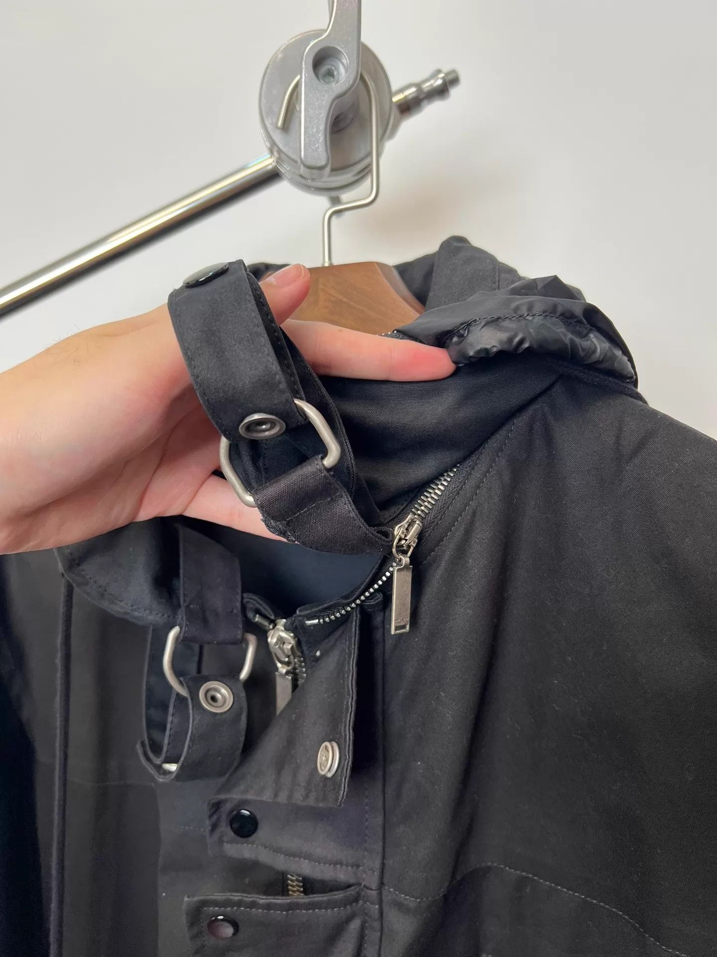 Saint Laurent Paris Saint Laurent Removable Collar M65-Inspired Jacket (Size 46) Size US S / EU 44-46 / 1 - 4 Thumbnail